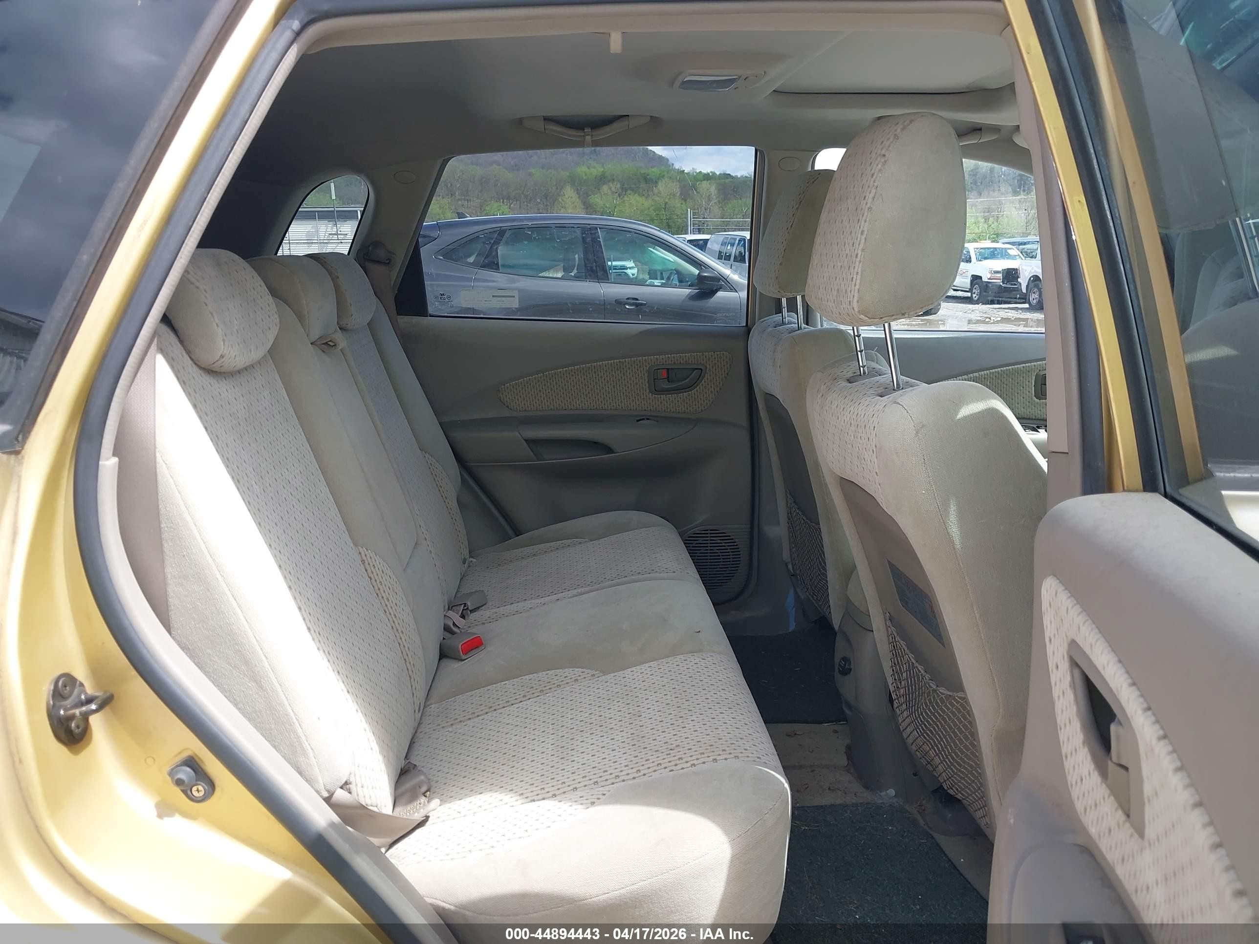 2005 Hyundai Tucson Gls/lx Gold vin: KM8JN72D35U102628