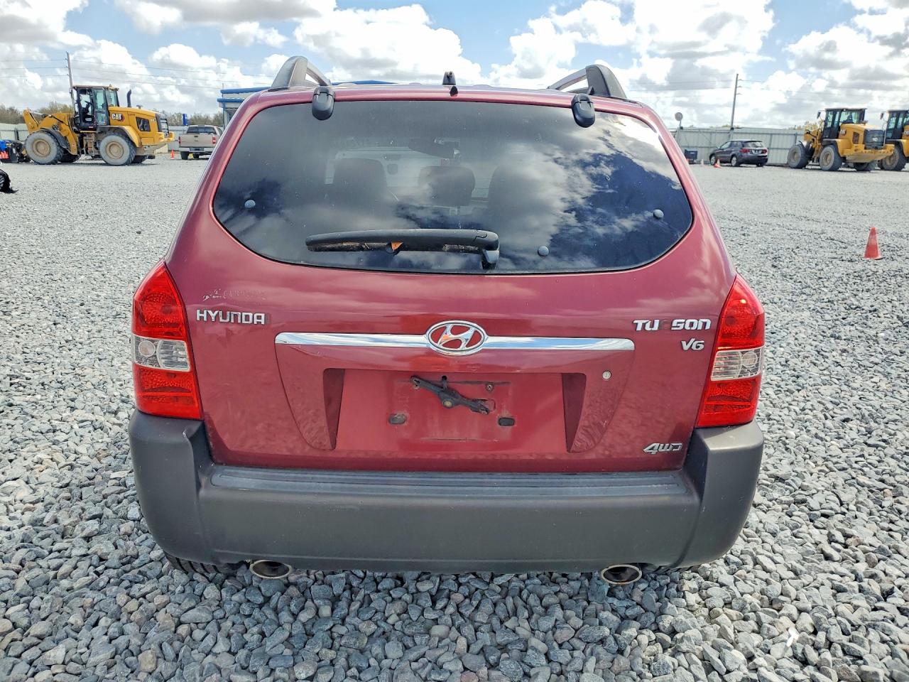 2005 Hyundai Tucson Gls Burgundy vin: KM8JN72D35U229069