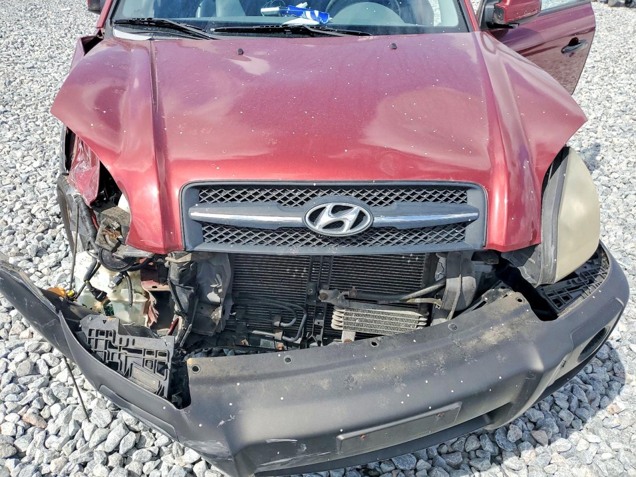 2005 Hyundai Tucson Gls Burgundy vin: KM8JN72D35U229069