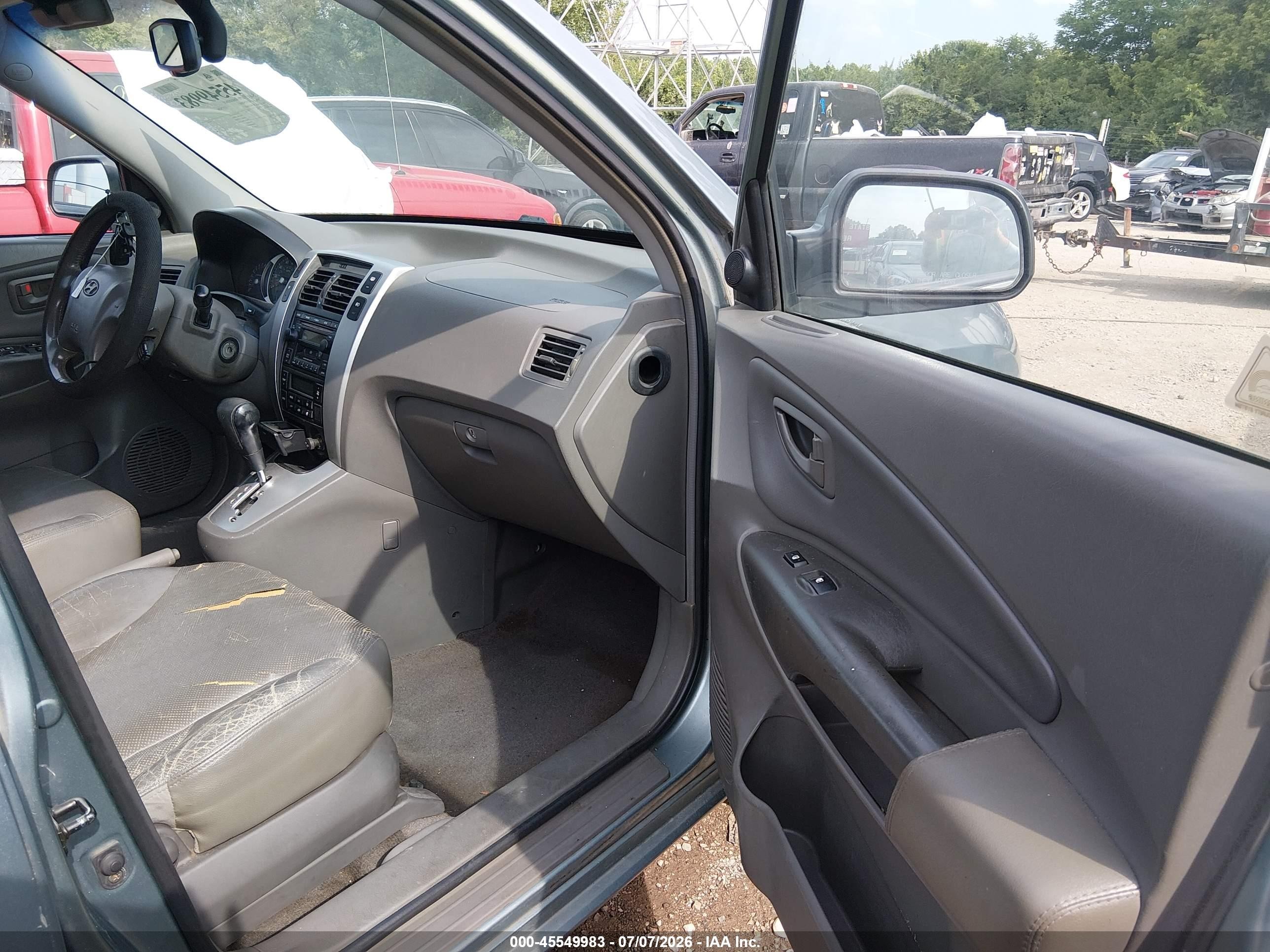 2006 Hyundai Tucson Gls/limited Бирюзовый vin: KM8JN72D36U330033