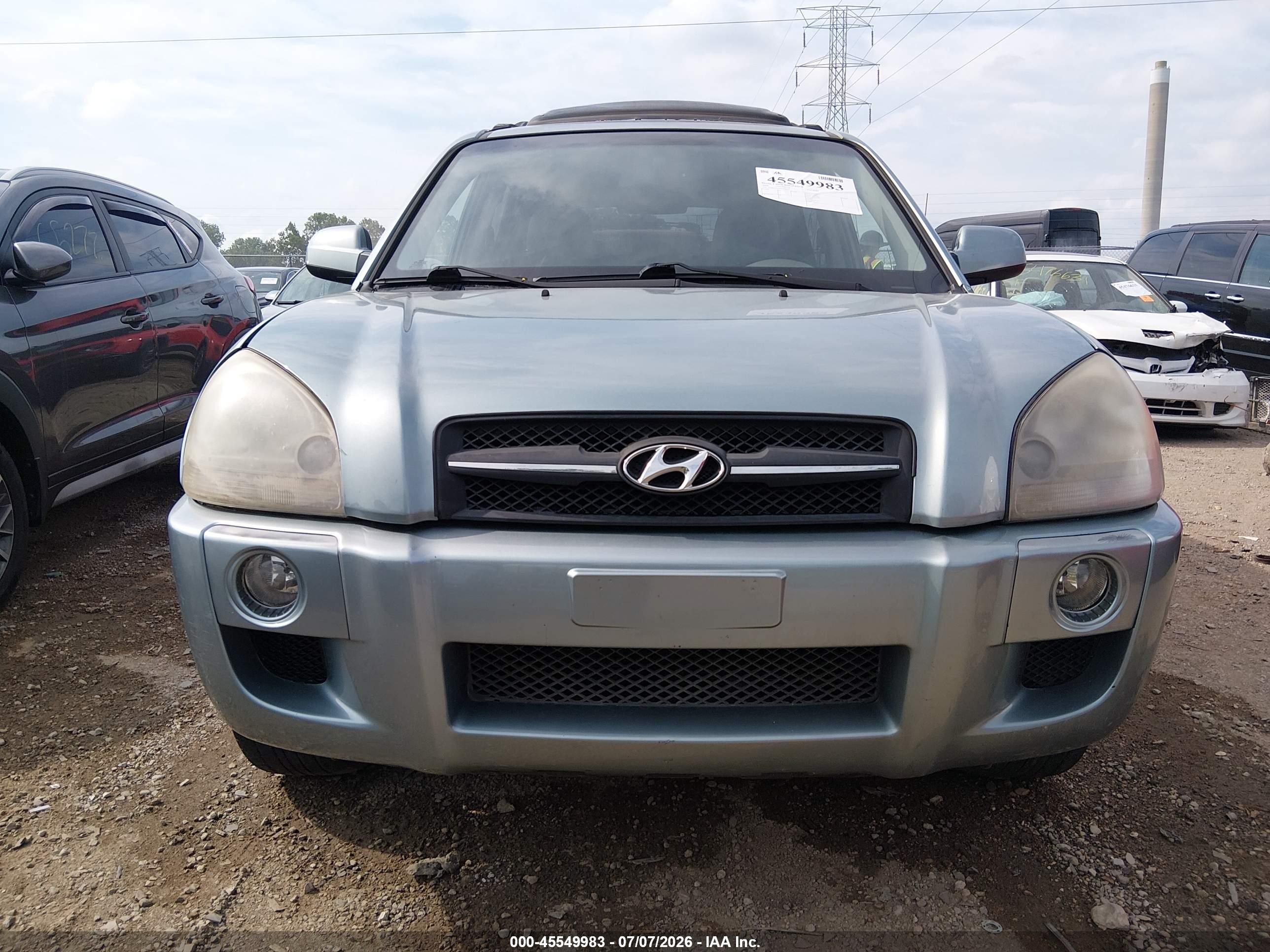 2006 Hyundai Tucson Gls/limited Бирюзовый vin: KM8JN72D36U330033