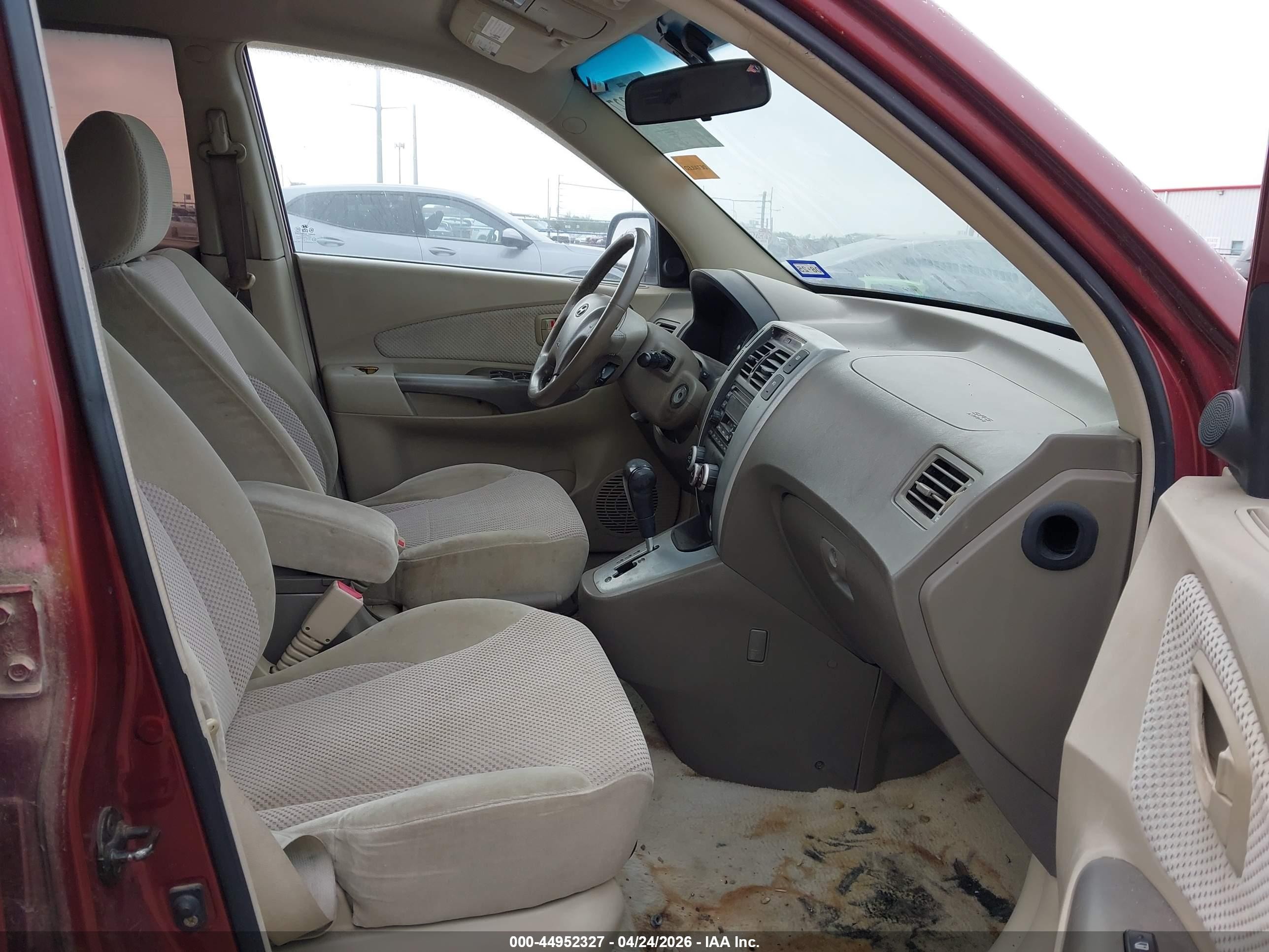 2006 Hyundai Tucson Gls/limited Red vin: KM8JN72D36U335264