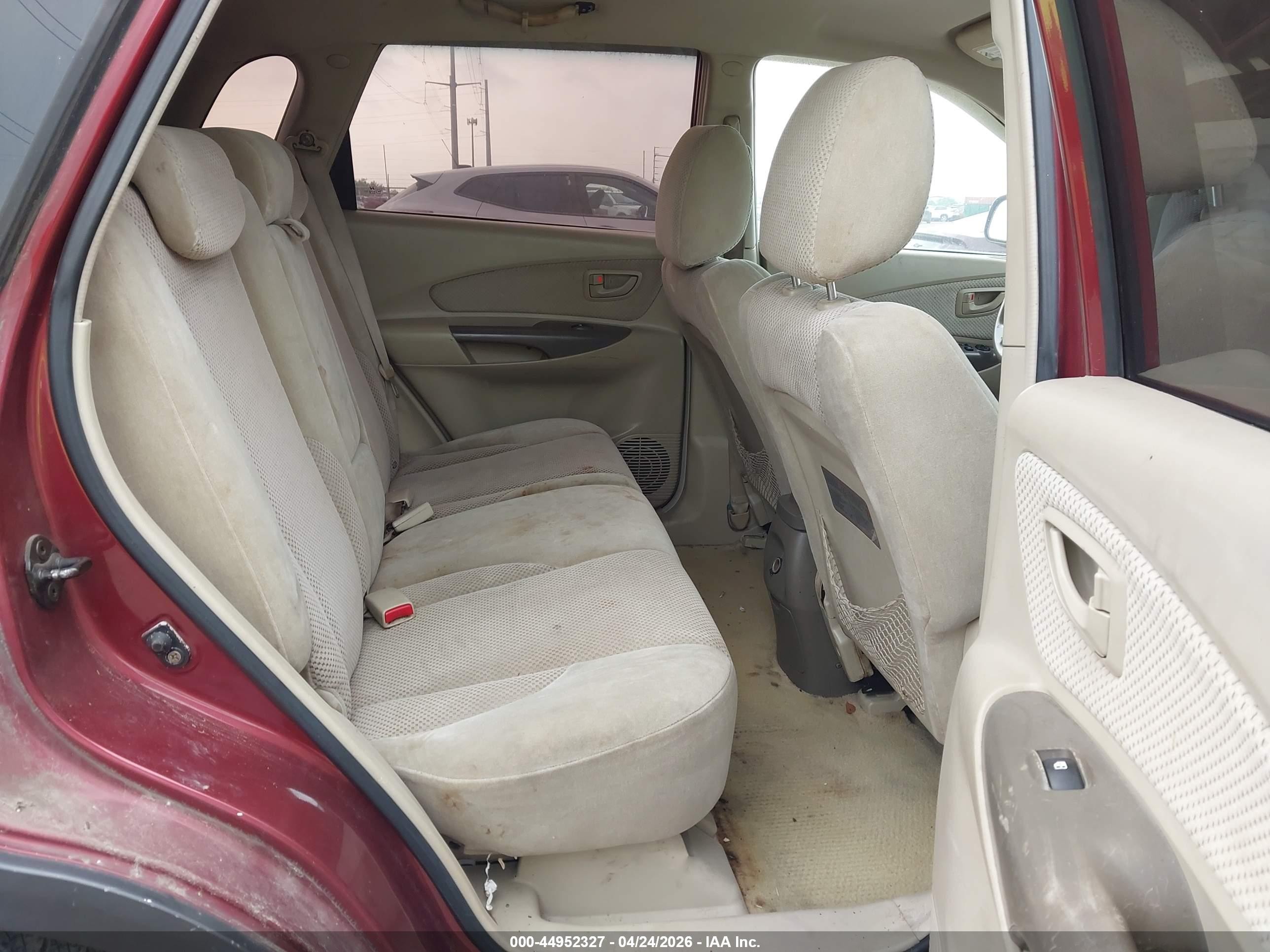 2006 Hyundai Tucson Gls/limited Red vin: KM8JN72D36U335264