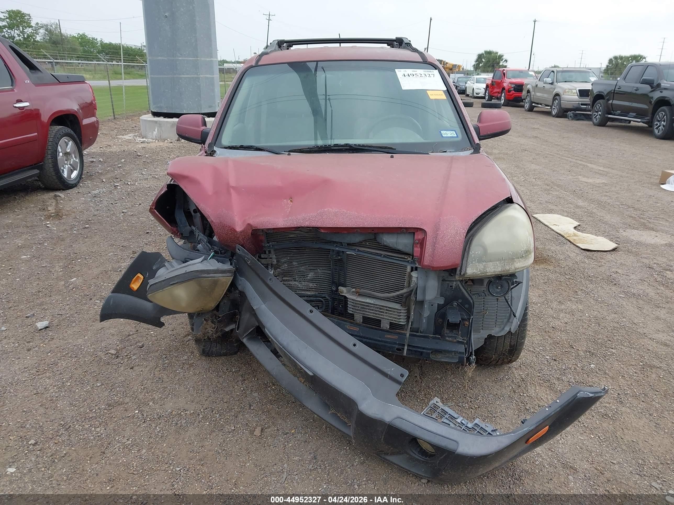2006 Hyundai Tucson Gls/limited Red vin: KM8JN72D36U335264