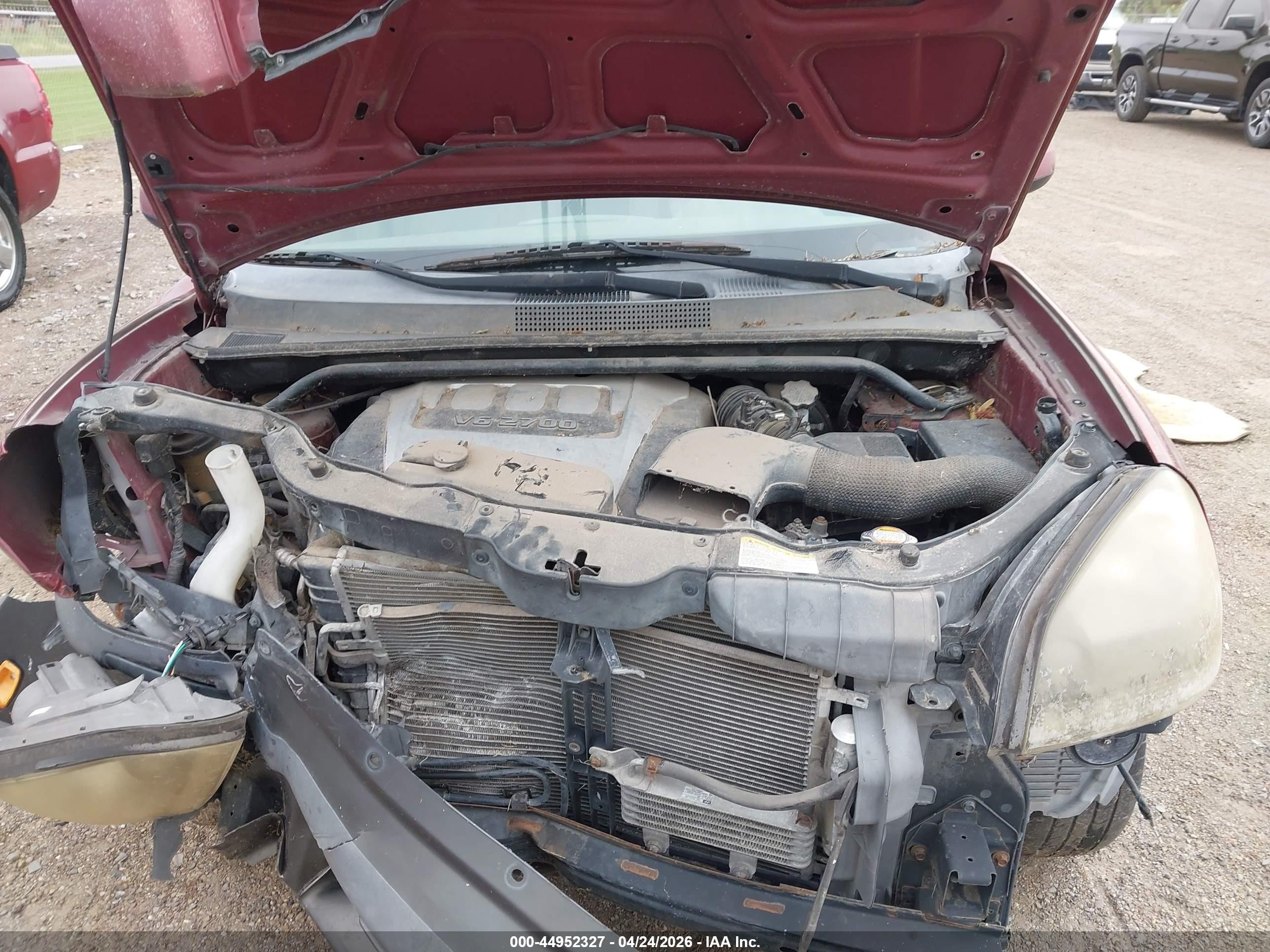2006 Hyundai Tucson Gls/limited Red vin: KM8JN72D36U335264