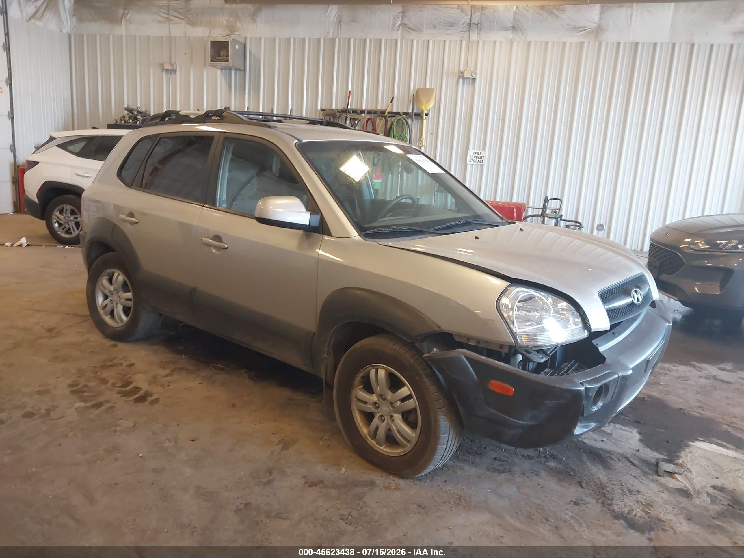 2006 Hyundai Tucson Gls/limited Silver vin: KM8JN72D36U338035