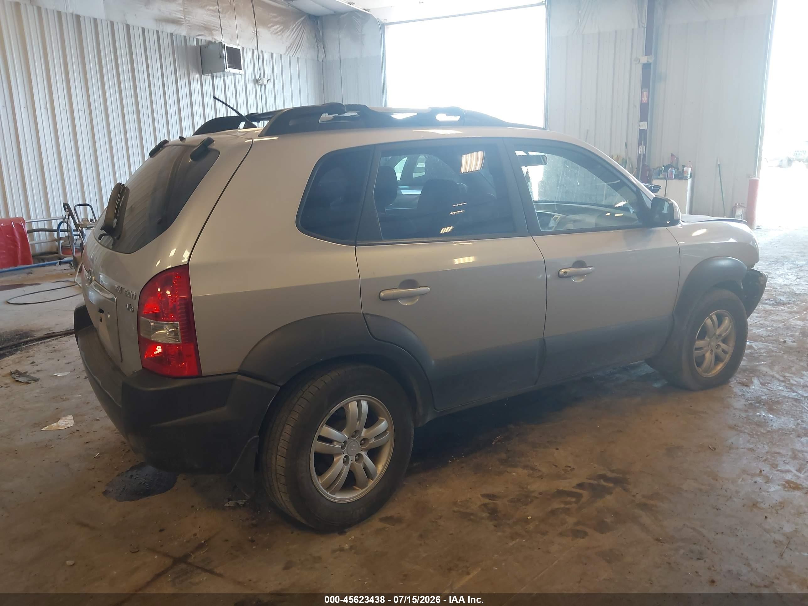 2006 Hyundai Tucson Gls/limited Silver vin: KM8JN72D36U338035