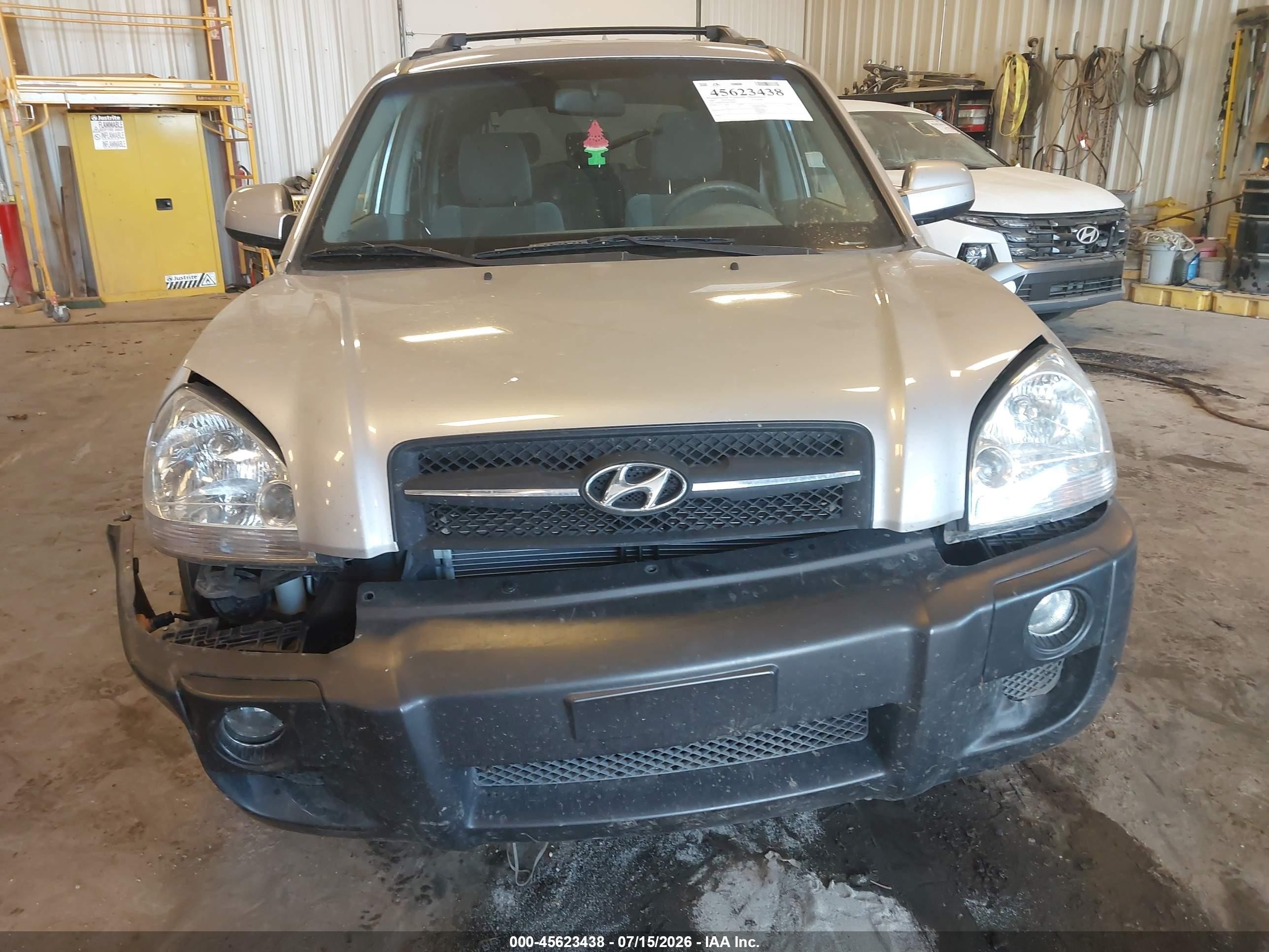 2006 Hyundai Tucson Gls/limited Silver vin: KM8JN72D36U338035