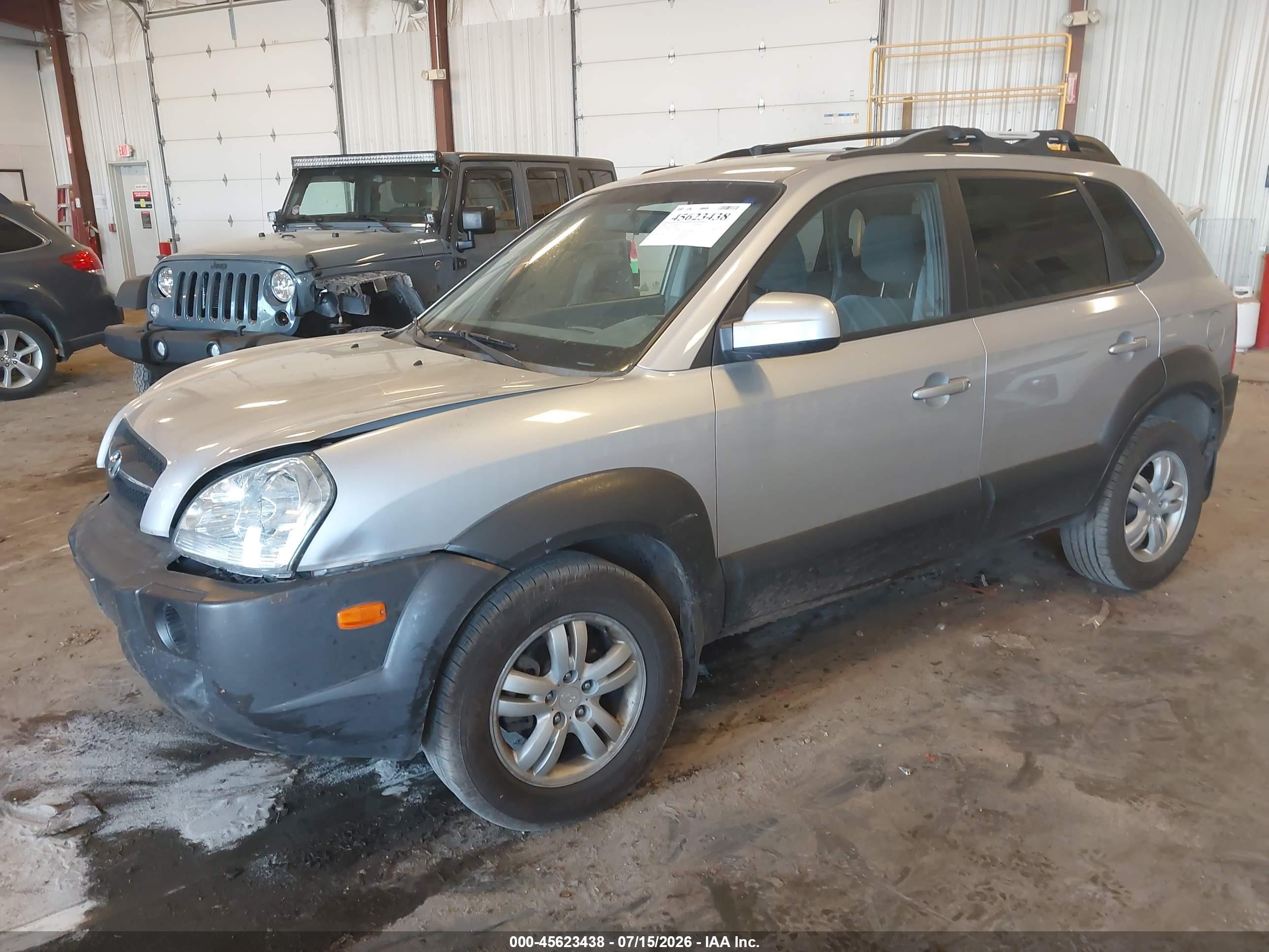 2006 Hyundai Tucson Gls/limited Silver vin: KM8JN72D36U338035