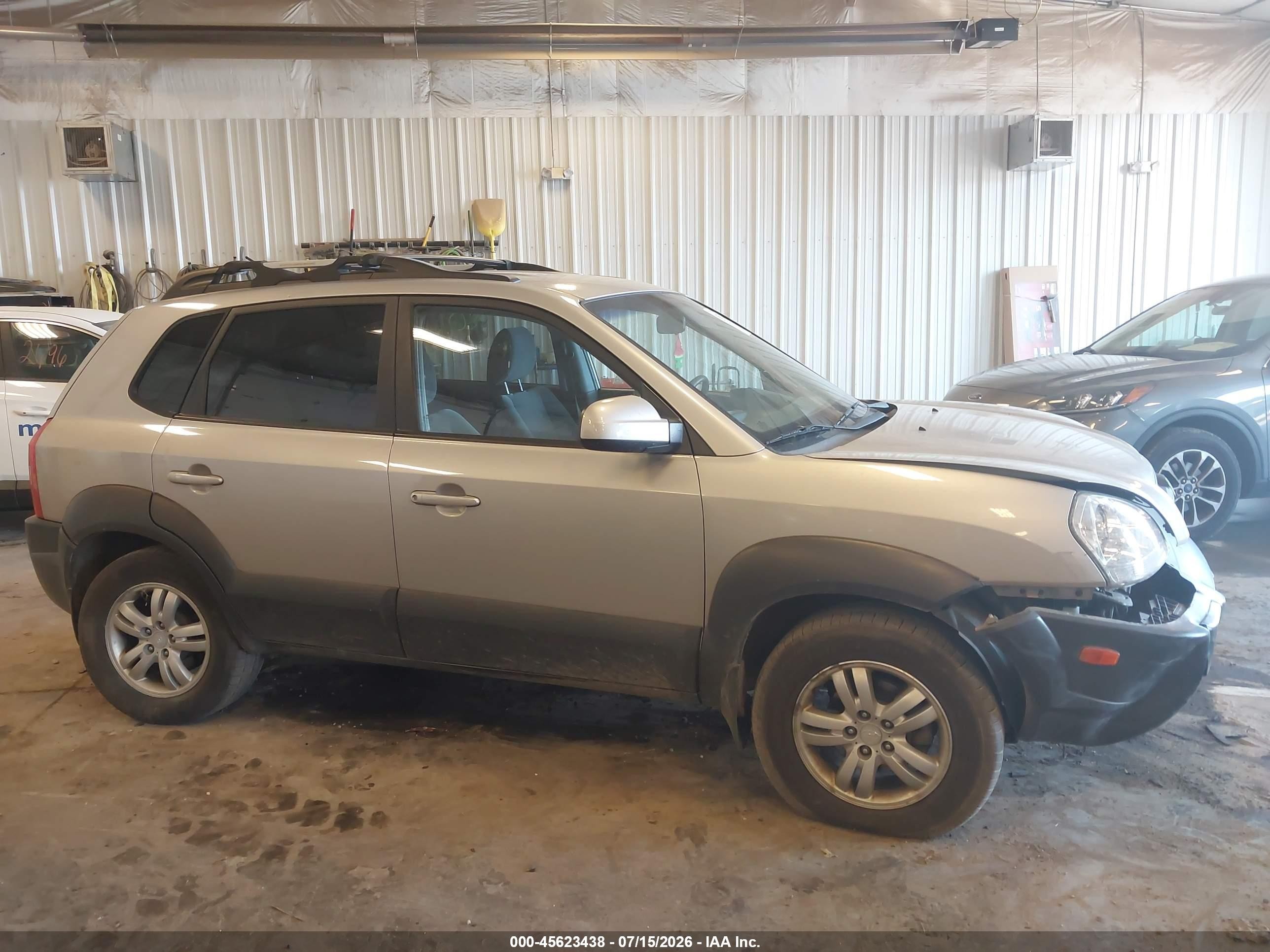2006 Hyundai Tucson Gls/limited Silver vin: KM8JN72D36U338035