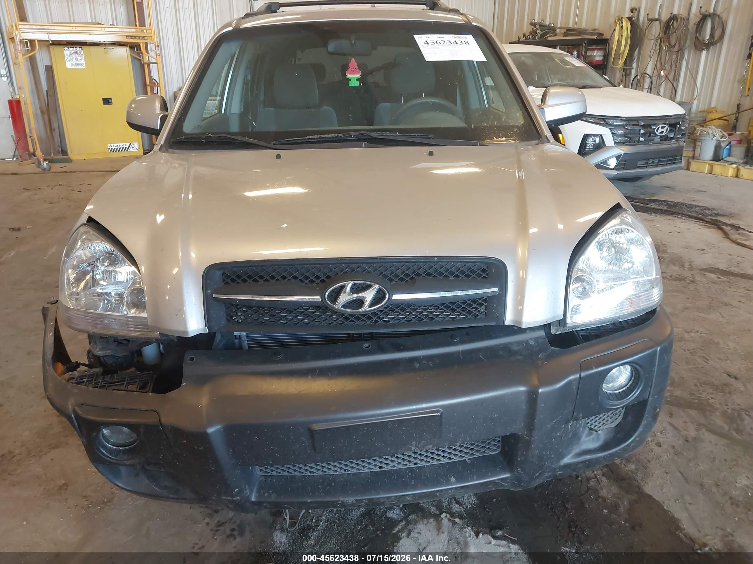 2006 Hyundai Tucson Gls/limited Silver vin: KM8JN72D36U338035