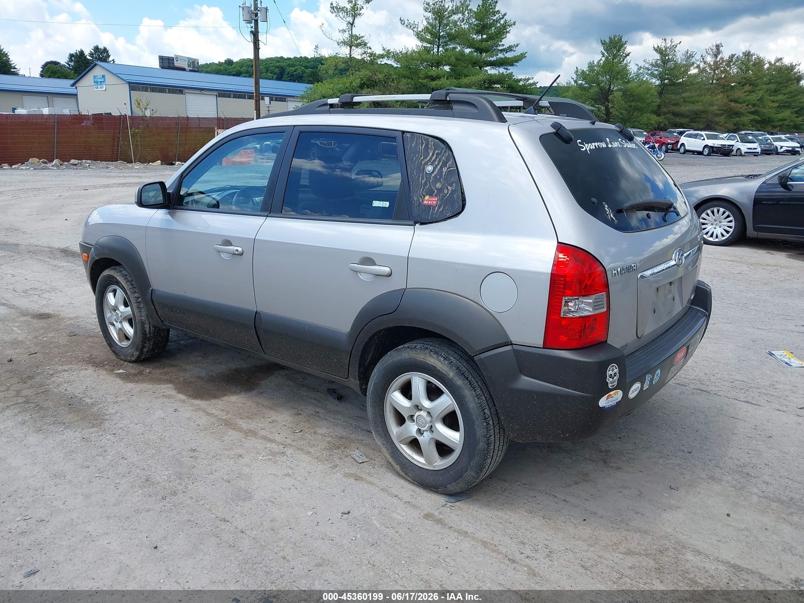 2005 Hyundai Tucson Gls/lx Gray vin: KM8JN72D45U065816
