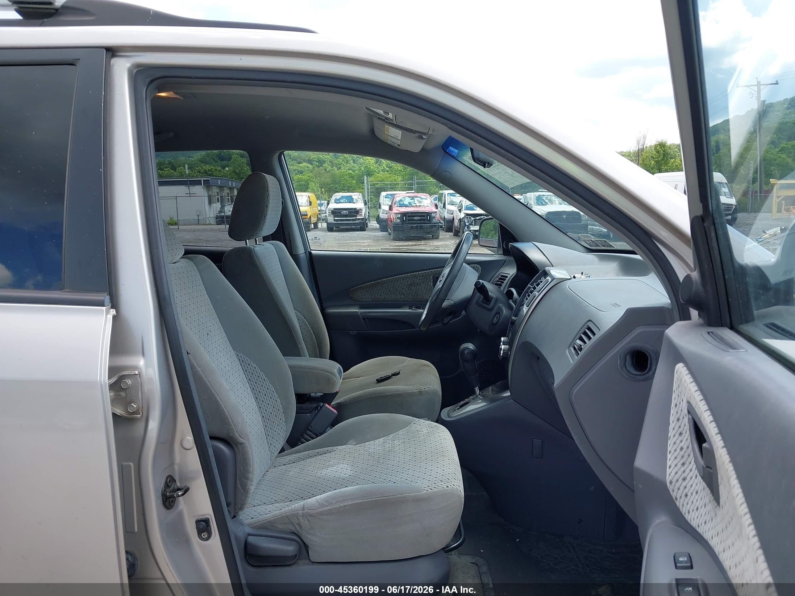 2005 Hyundai Tucson Gls/lx Gray vin: KM8JN72D45U065816