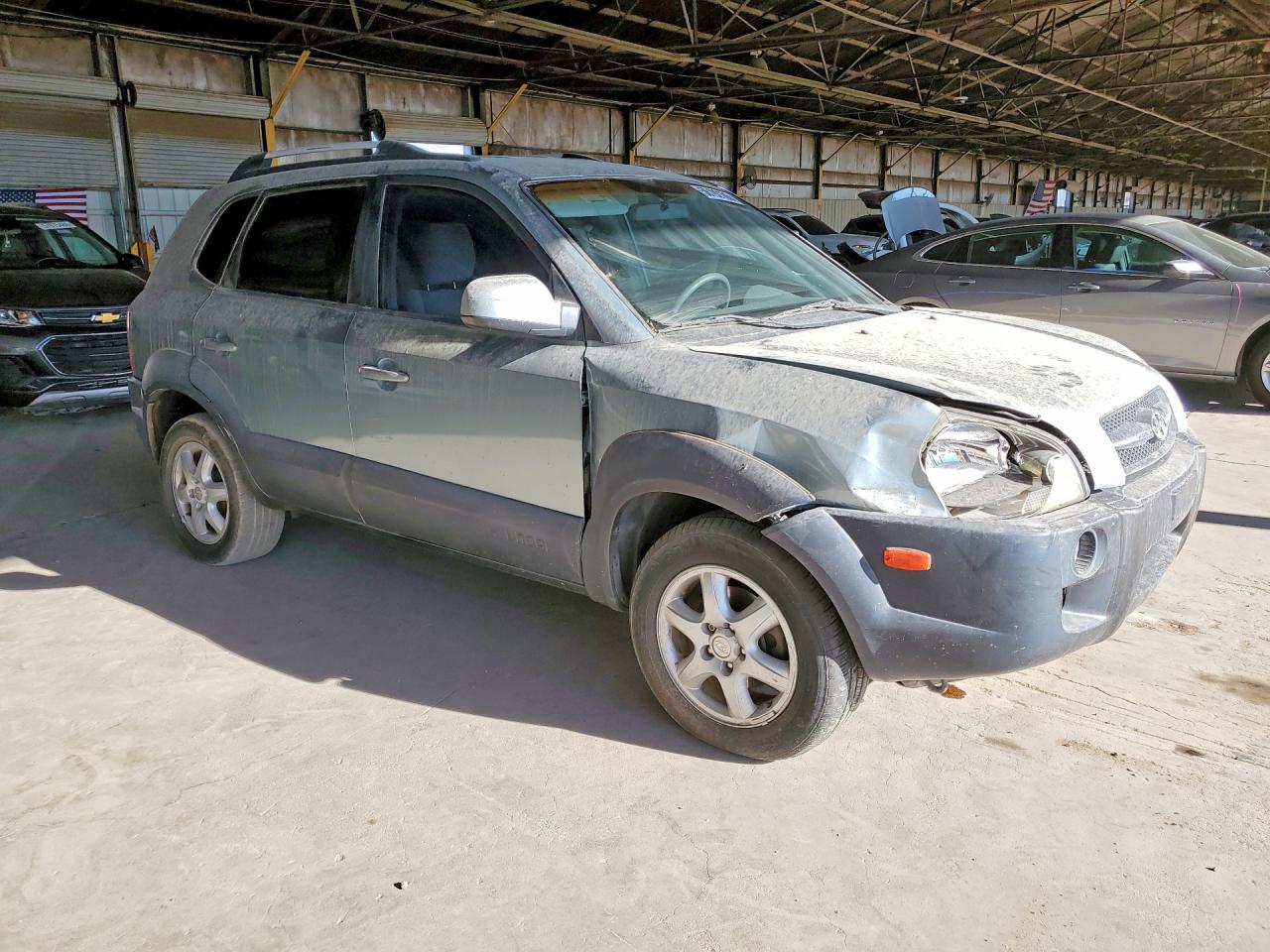 2005 Hyundai Tucson Gls Teal vin: KM8JN72D45U111158