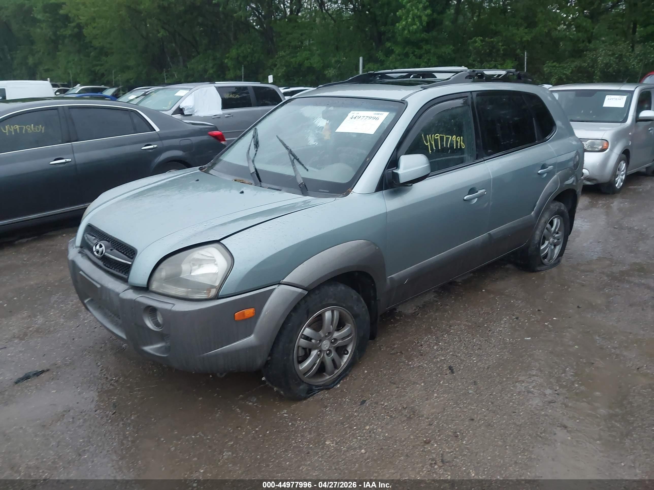 2006 Hyundai Tucson Gls/limited Light Blue vin: KM8JN72D46U284180