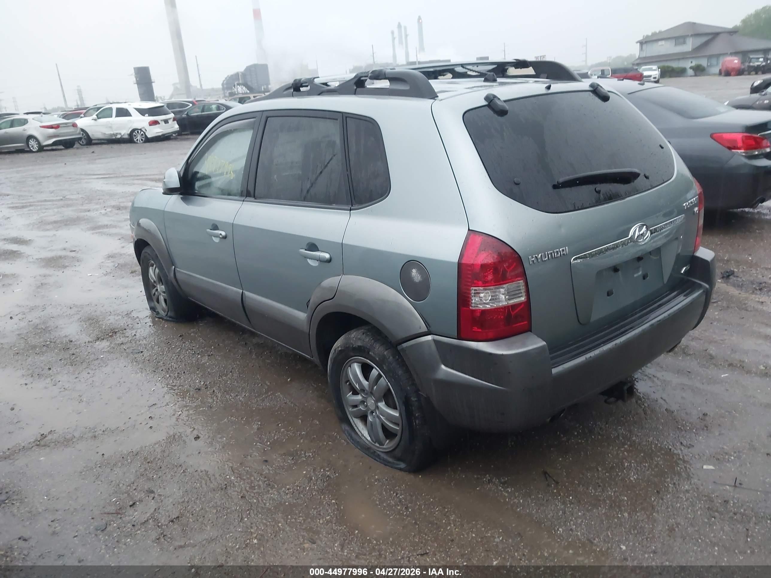 2006 Hyundai Tucson Gls/limited Light Blue vin: KM8JN72D46U284180