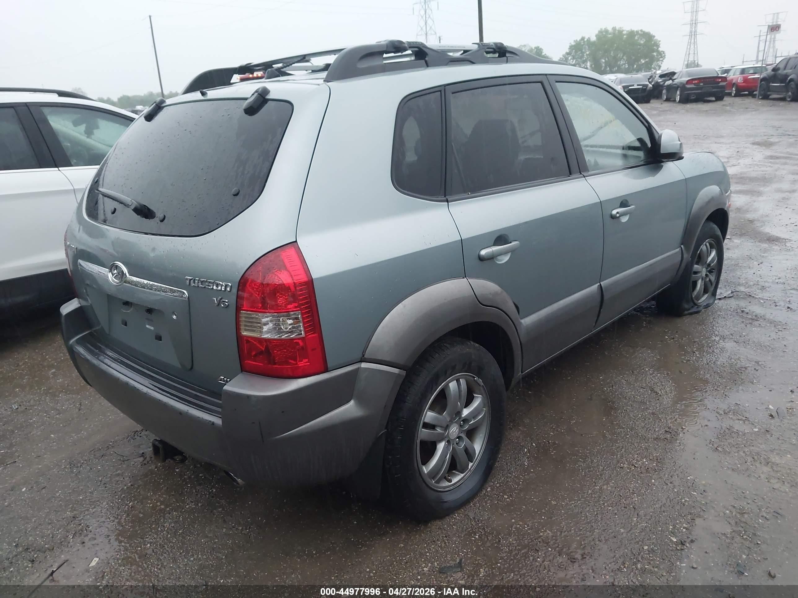 2006 Hyundai Tucson Gls/limited Light Blue vin: KM8JN72D46U284180