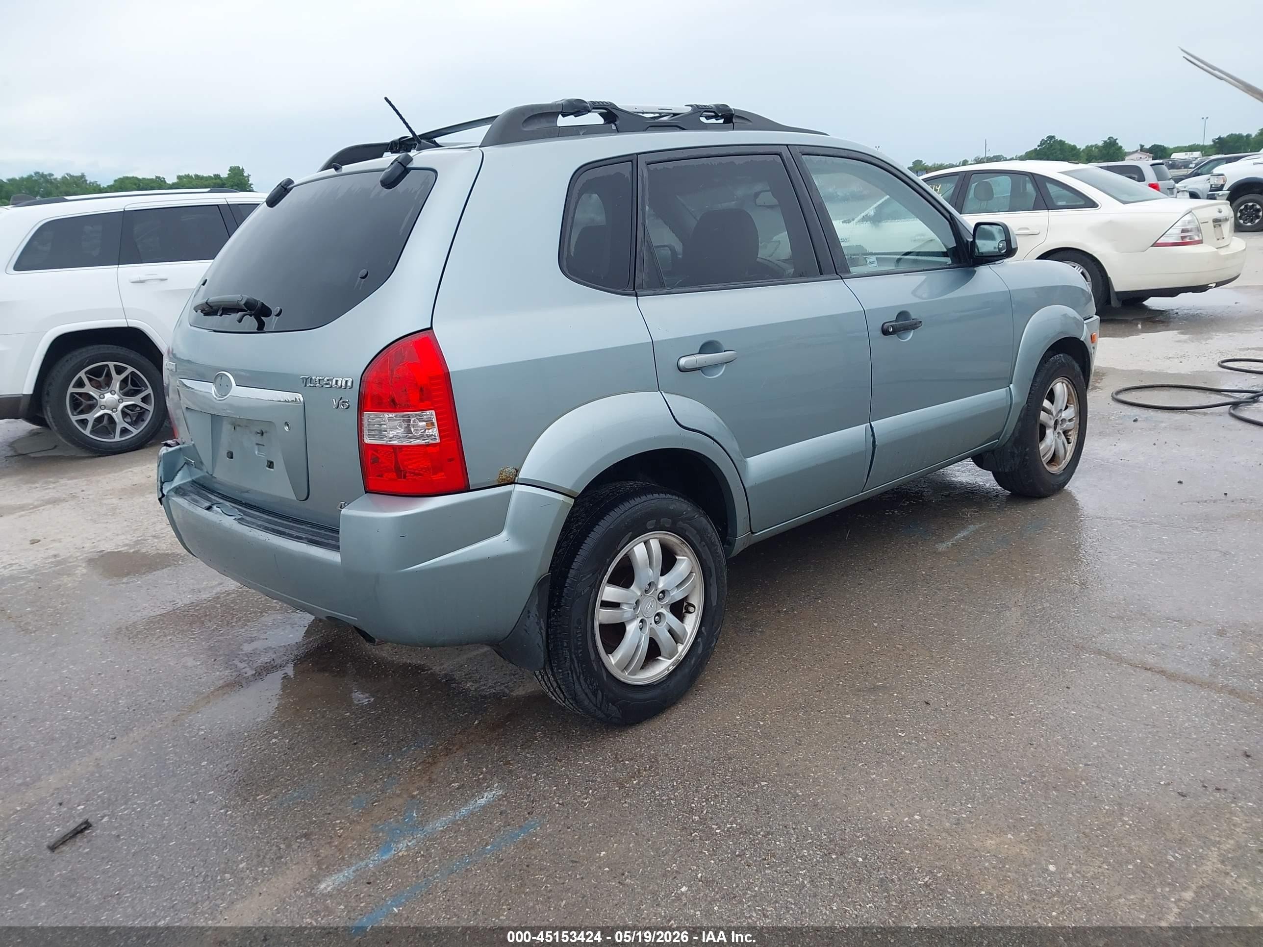 2006 Hyundai Tucson Gls/limited Blue vin: KM8JN72D46U364448