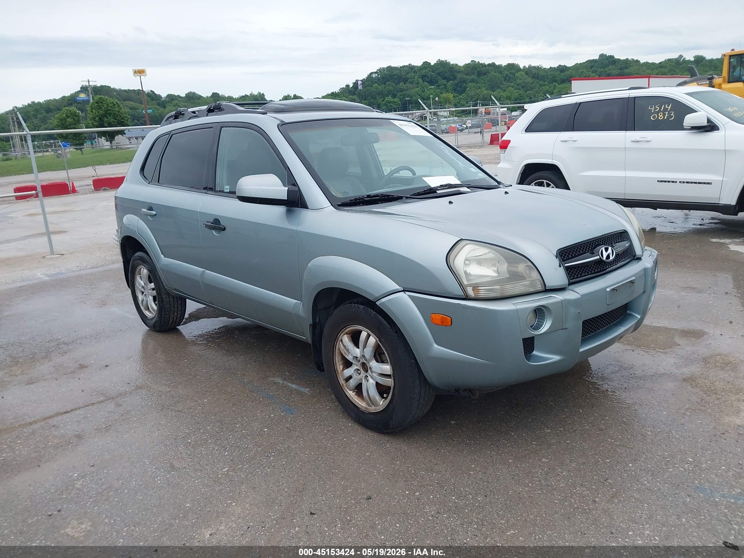 2006 Hyundai Tucson Gls/limited Blue vin: KM8JN72D46U364448