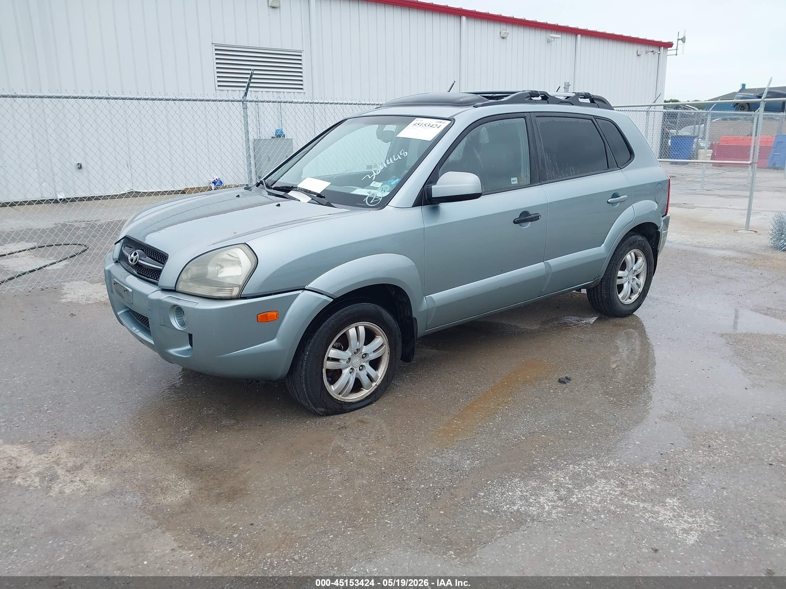 2006 Hyundai Tucson Gls/limited Blue vin: KM8JN72D46U364448