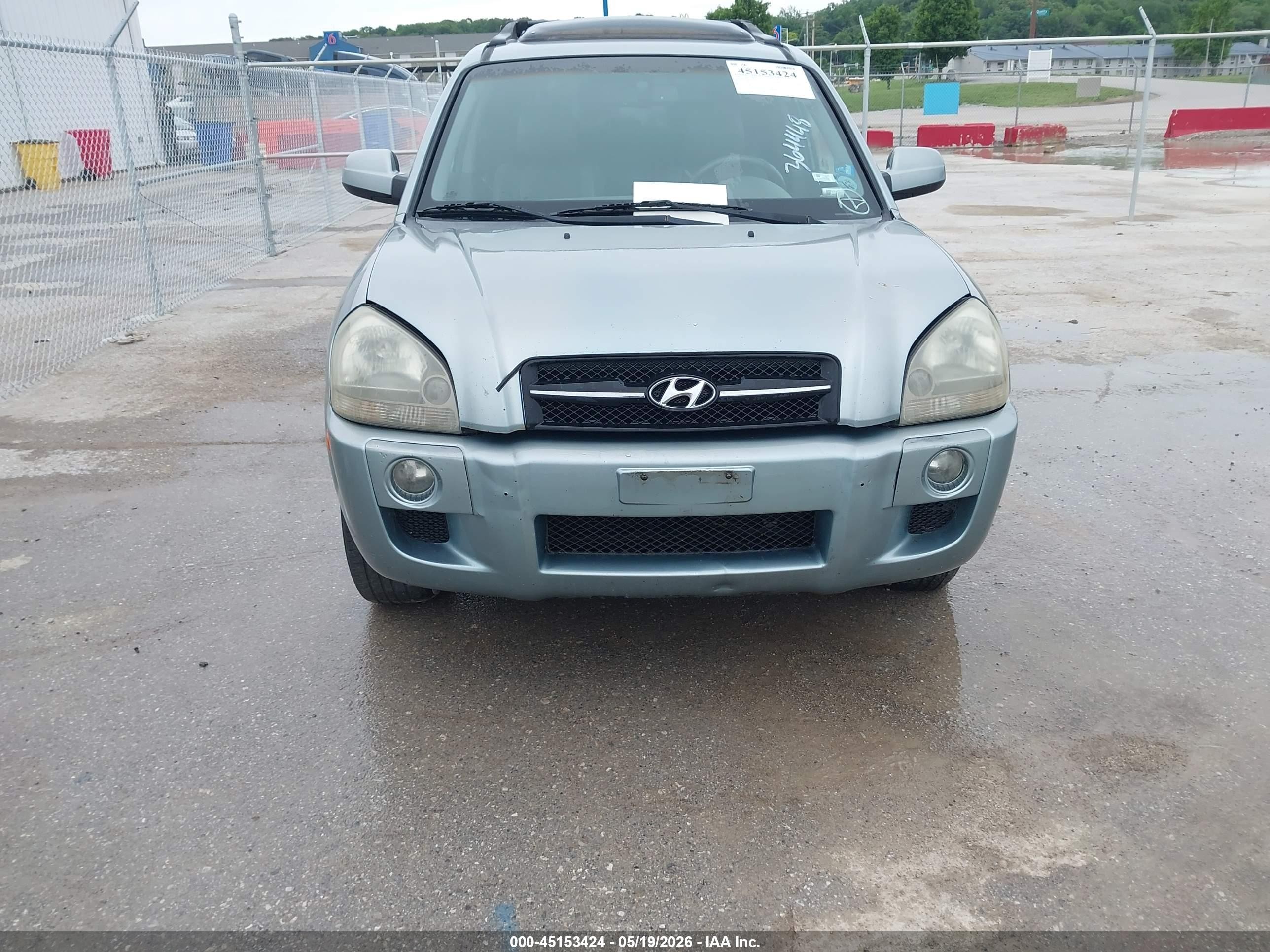 2006 Hyundai Tucson Gls/limited Blue vin: KM8JN72D46U364448