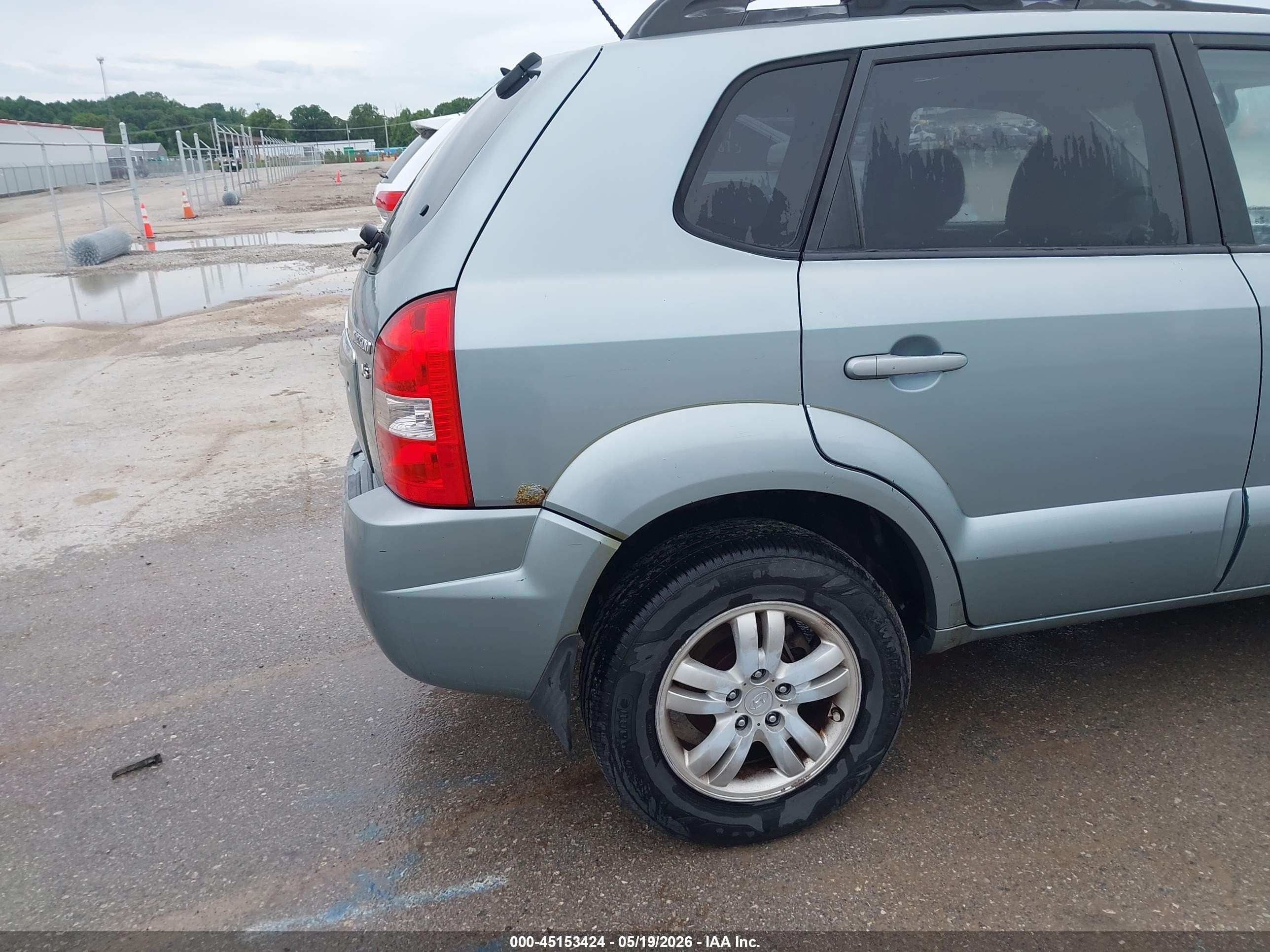 2006 Hyundai Tucson Gls/limited Blue vin: KM8JN72D46U364448