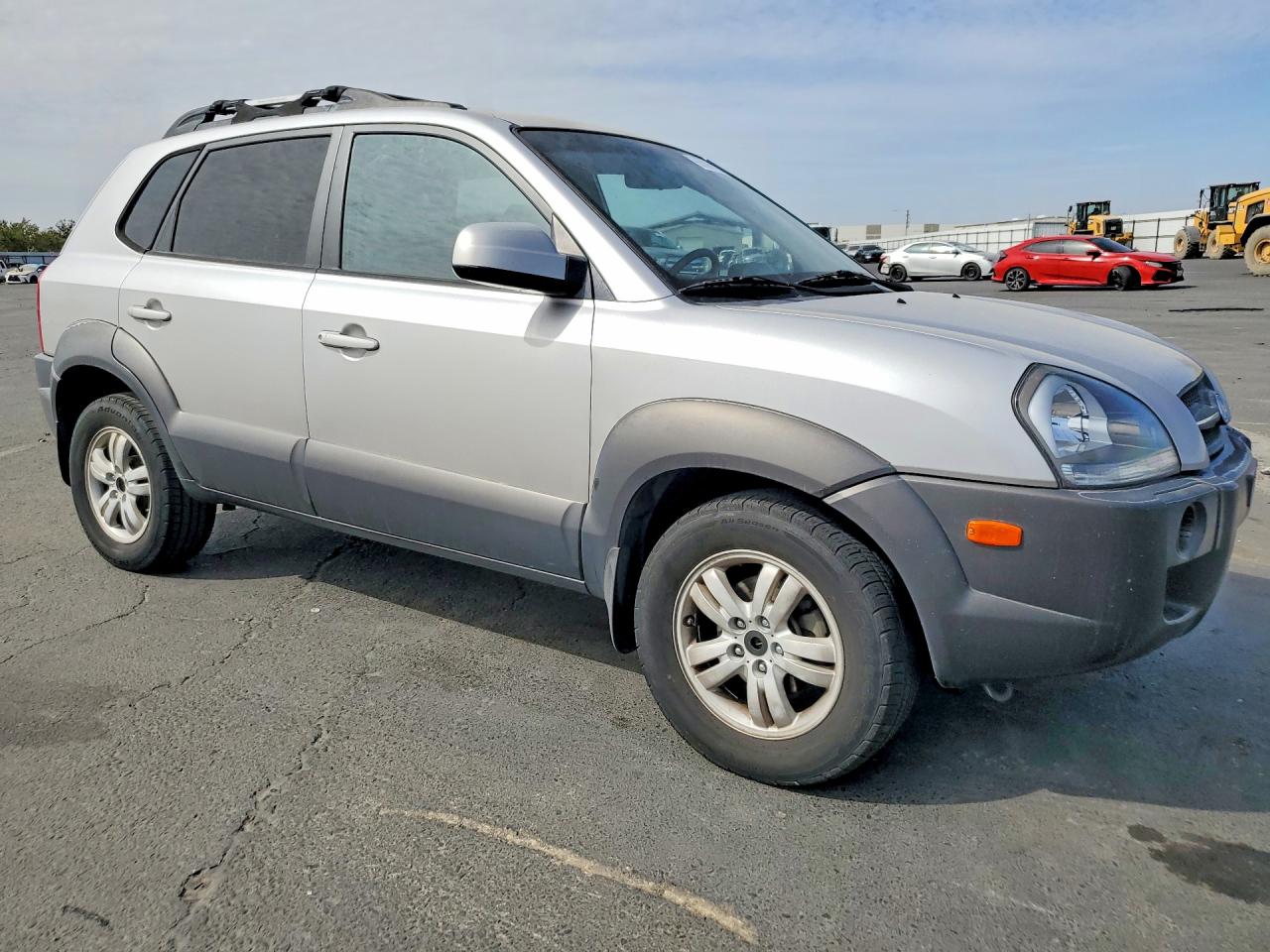 2006 Hyundai Tucson Gls Silver vin: KM8JN72D46U411428
