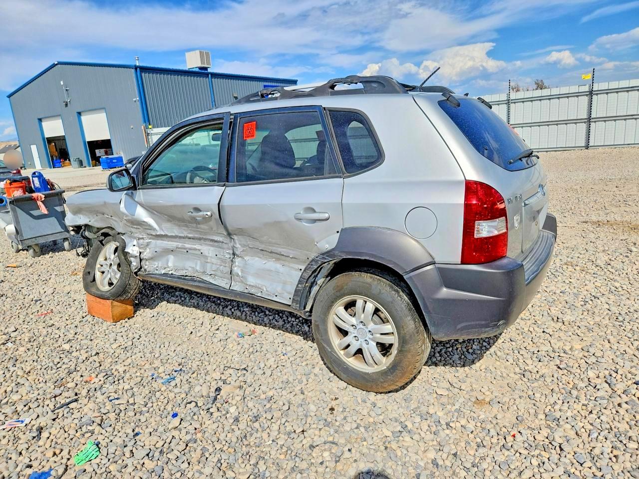 2007 Hyundai Tucson Se Silver vin: KM8JN72D47U528086