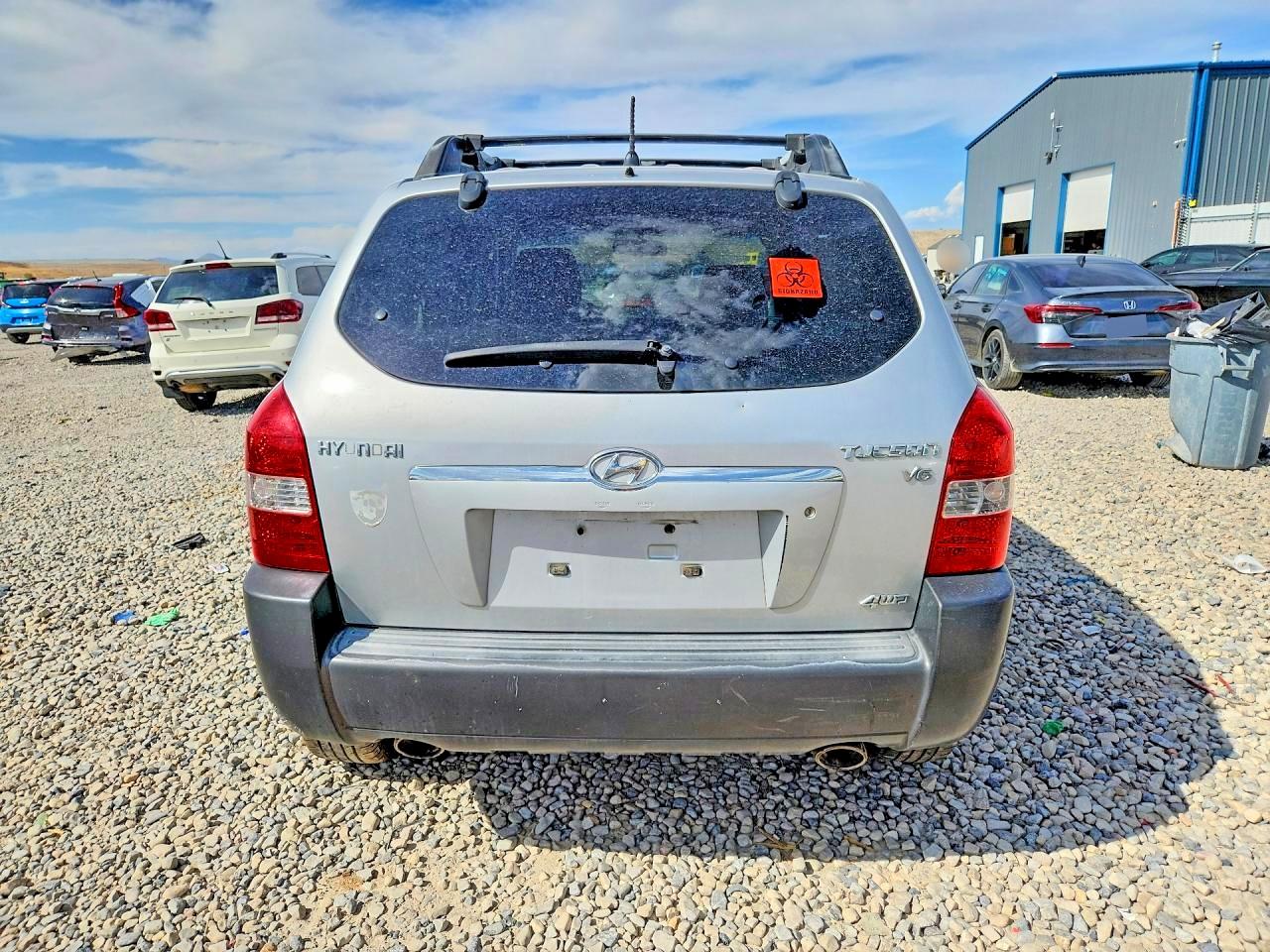 2007 Hyundai Tucson Se Silver vin: KM8JN72D47U528086