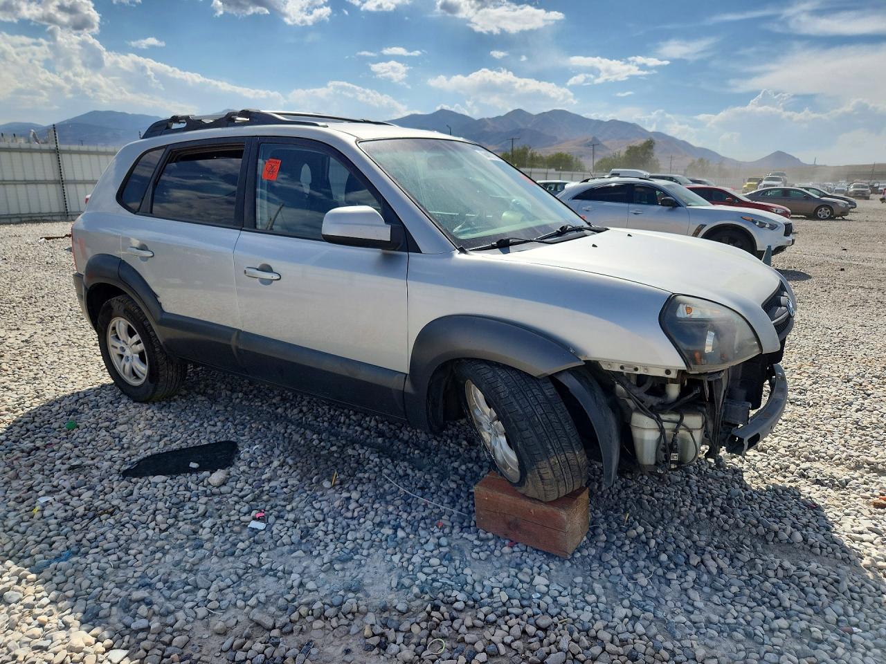 2007 Hyundai Tucson Se Silver vin: KM8JN72D47U528086