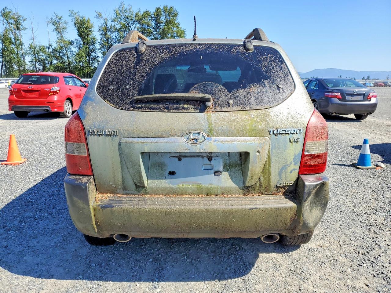 2008 Hyundai Tucson Se Gray vin: KM8JN72D48U810858