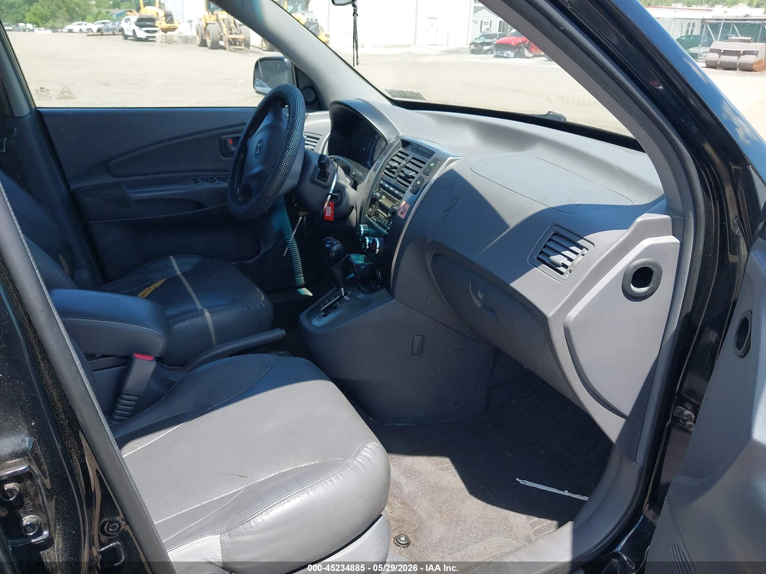 2005 Hyundai Tucson Gls/lx Черный vin: KM8JN72D55U147084