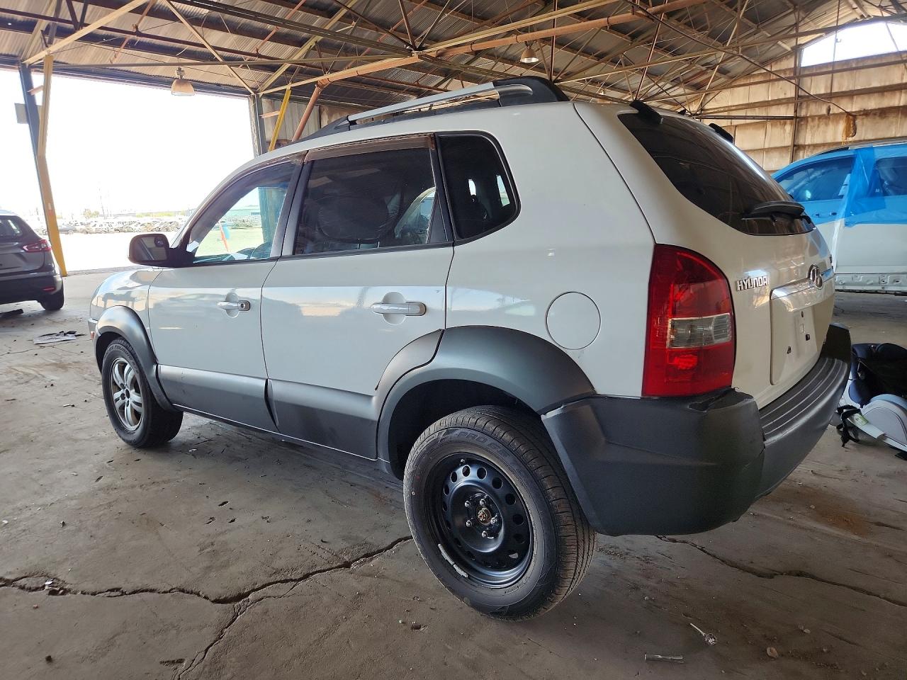2006 Hyundai Tucson Gls White vin: KM8JN72D56U300807