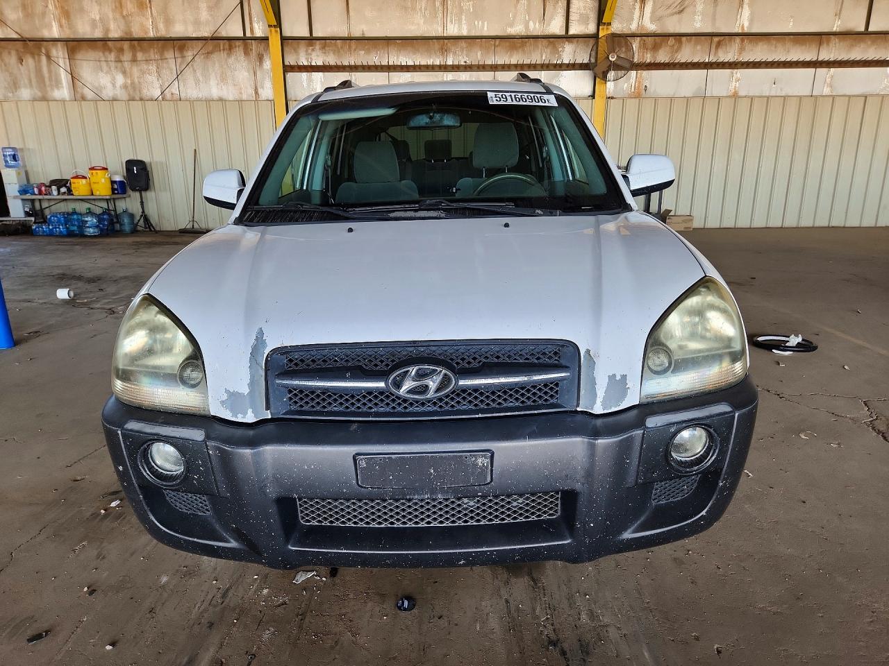 2006 Hyundai Tucson Gls White vin: KM8JN72D56U300807