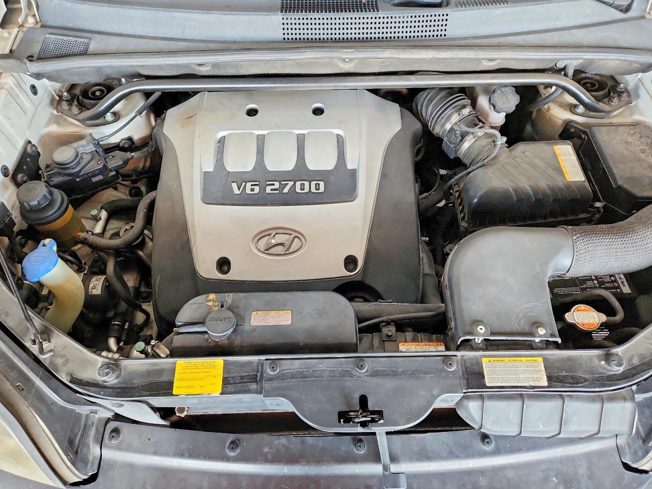 2006 Hyundai Tucson Gls White vin: KM8JN72D56U300807