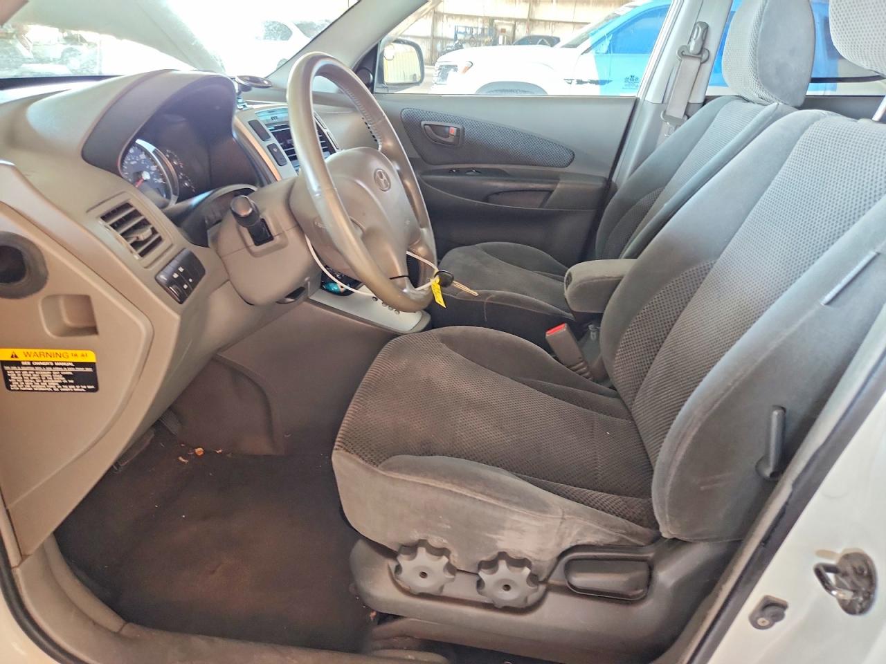 2006 Hyundai Tucson Gls White vin: KM8JN72D56U300807