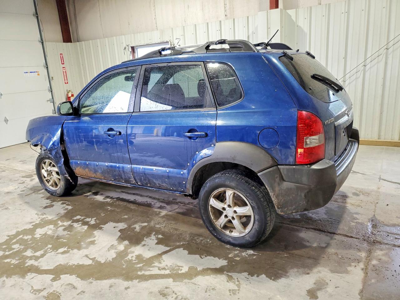 2006 Hyundai Tucson Gls Blue vin: KM8JN72D56U313556