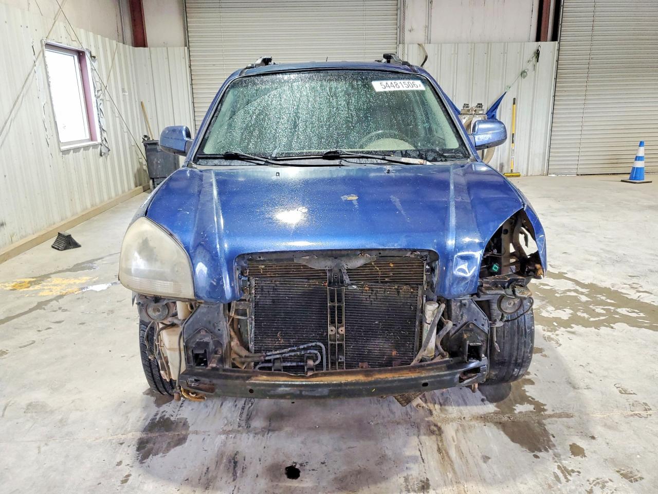 2006 Hyundai Tucson Gls Blue vin: KM8JN72D56U313556