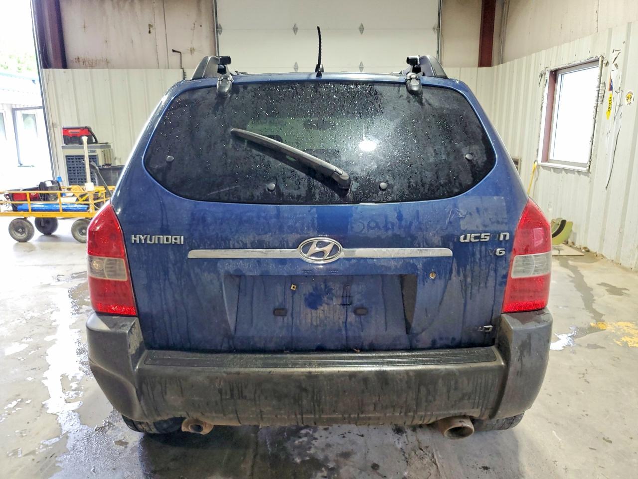 2006 Hyundai Tucson Gls Blue vin: KM8JN72D56U313556