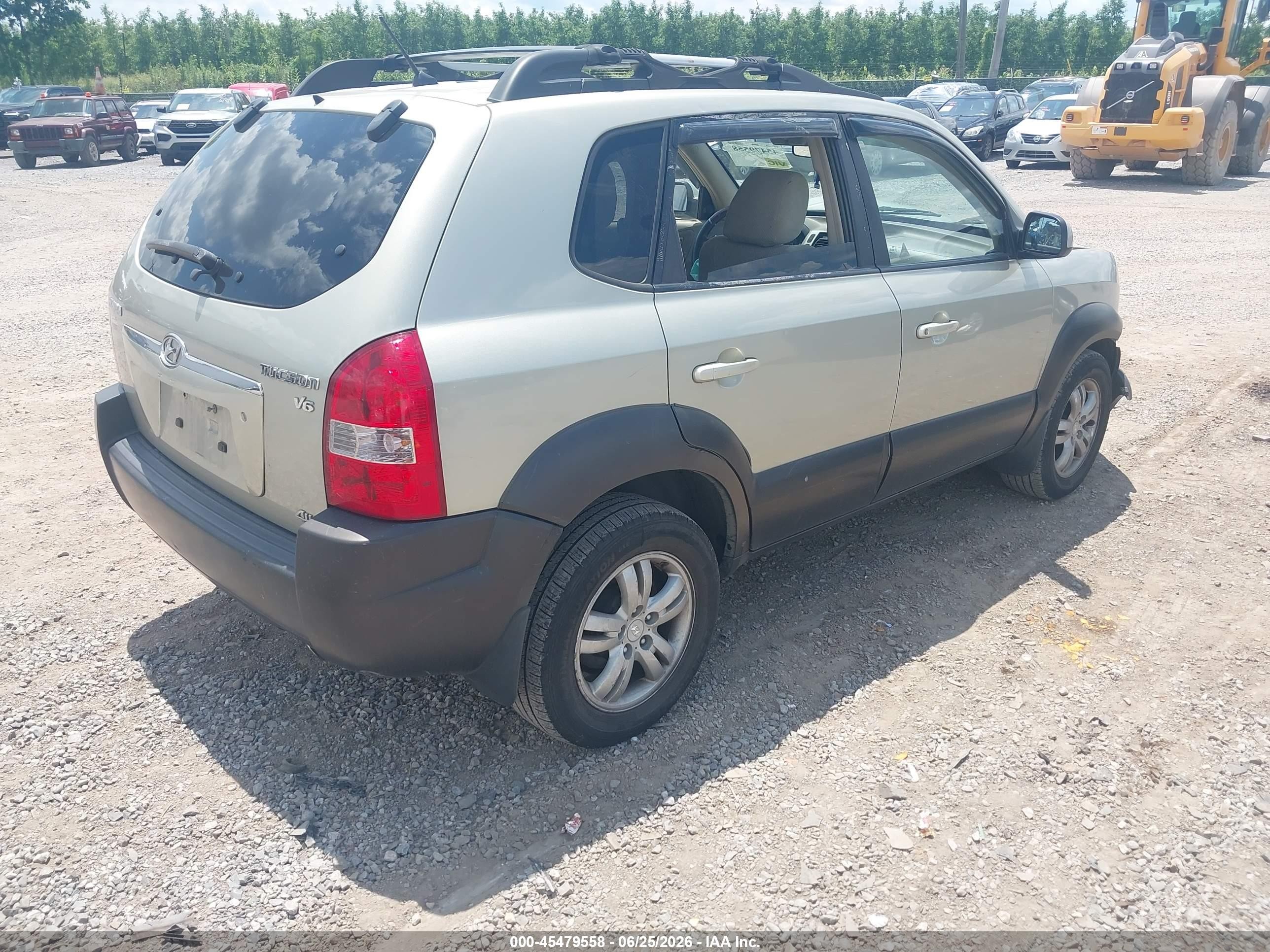 2006 Hyundai Tucson Gls/limited Tan vin: KM8JN72D56U442199