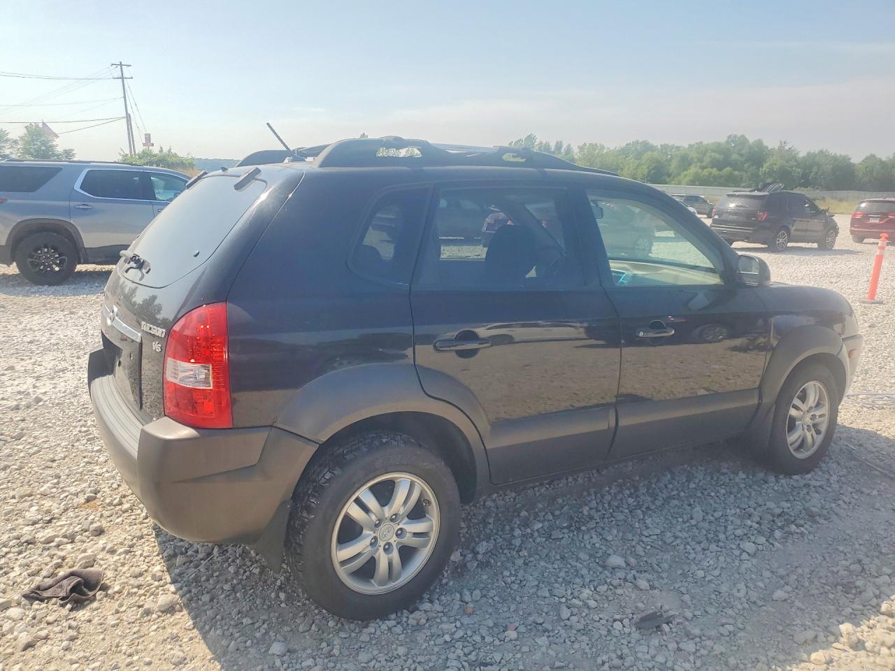 2006 Hyundai Tucson Gls Black vin: KM8JN72D56U446298