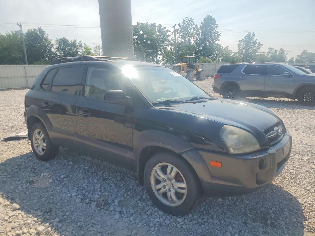 2006 Hyundai Tucson Gls Black vin: KM8JN72D56U446298