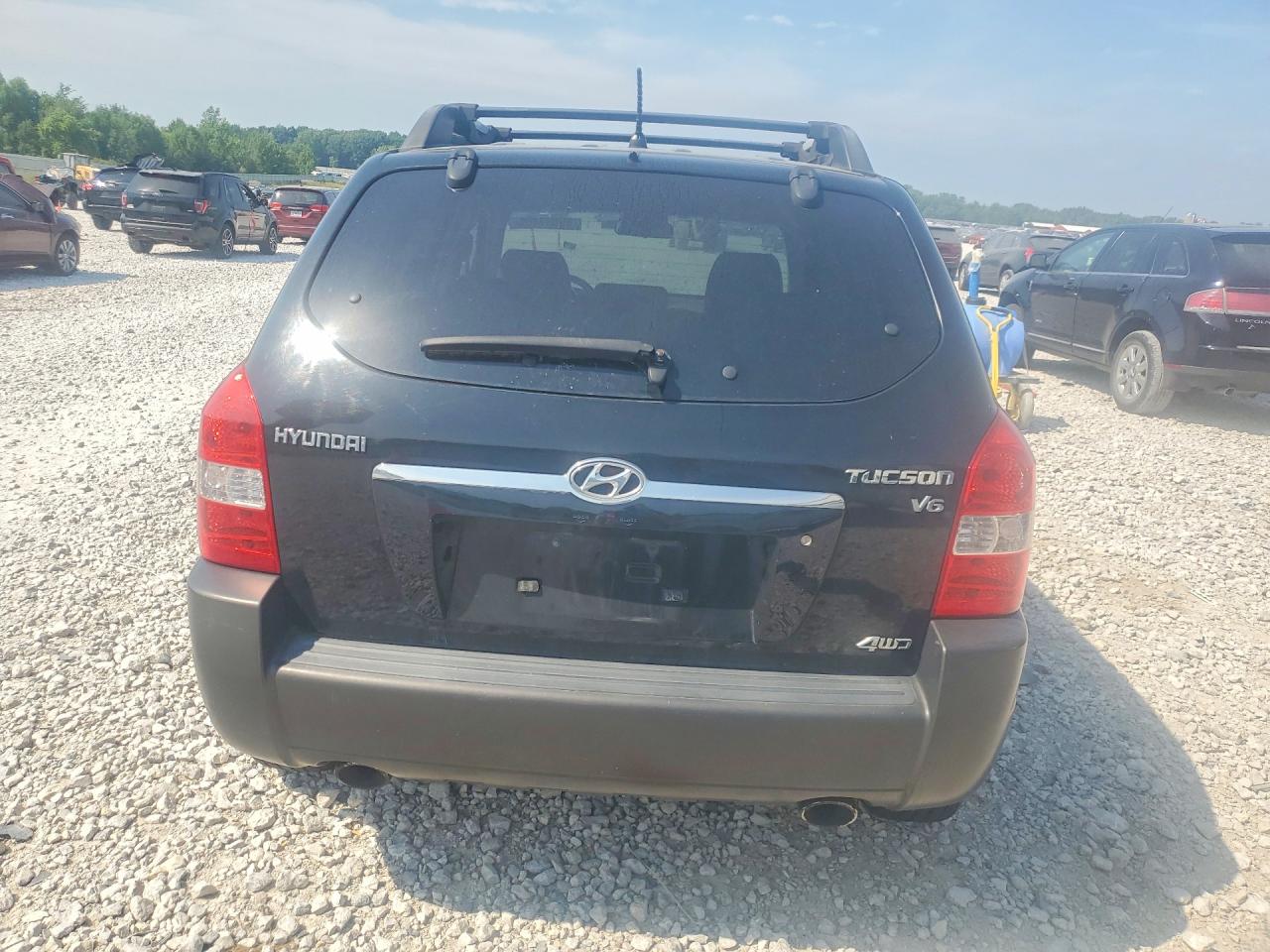 2006 Hyundai Tucson Gls Black vin: KM8JN72D56U446298