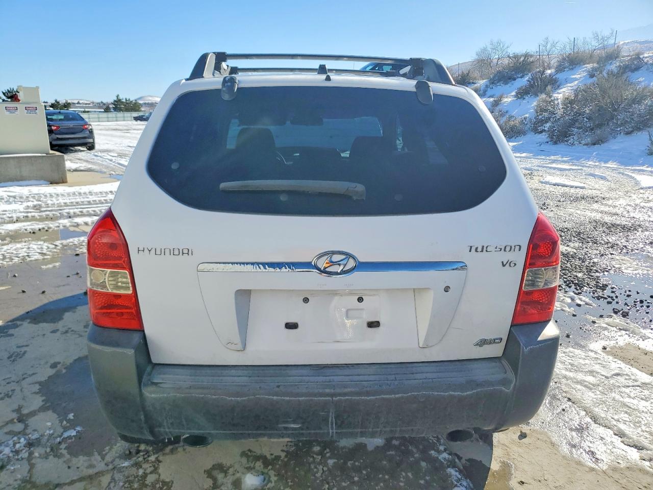 2005 Hyundai Tucson Gls White vin: KM8JN72D65U193104