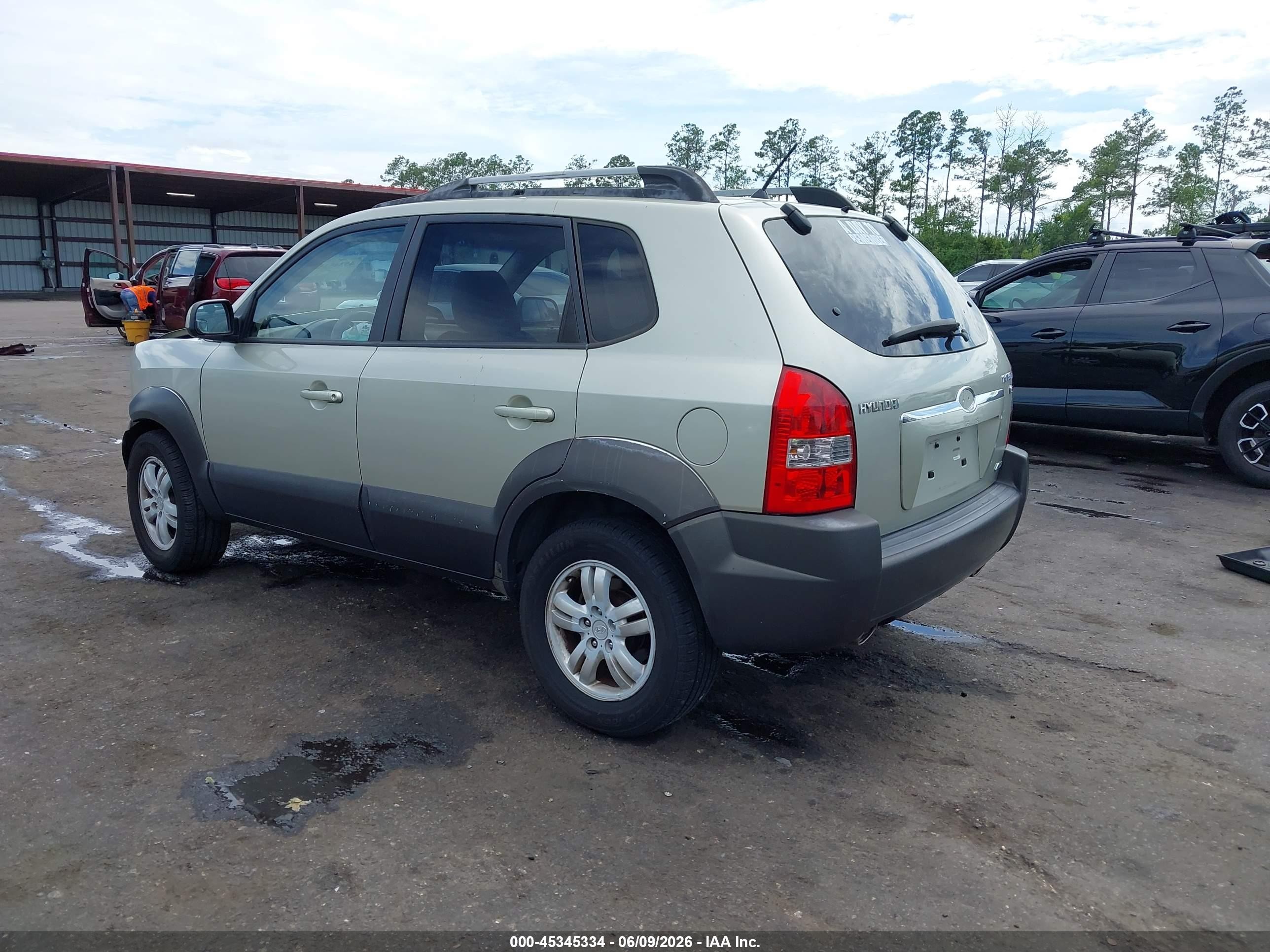 2006 Hyundai Tucson Gls/limited Green vin: KM8JN72D66U262424