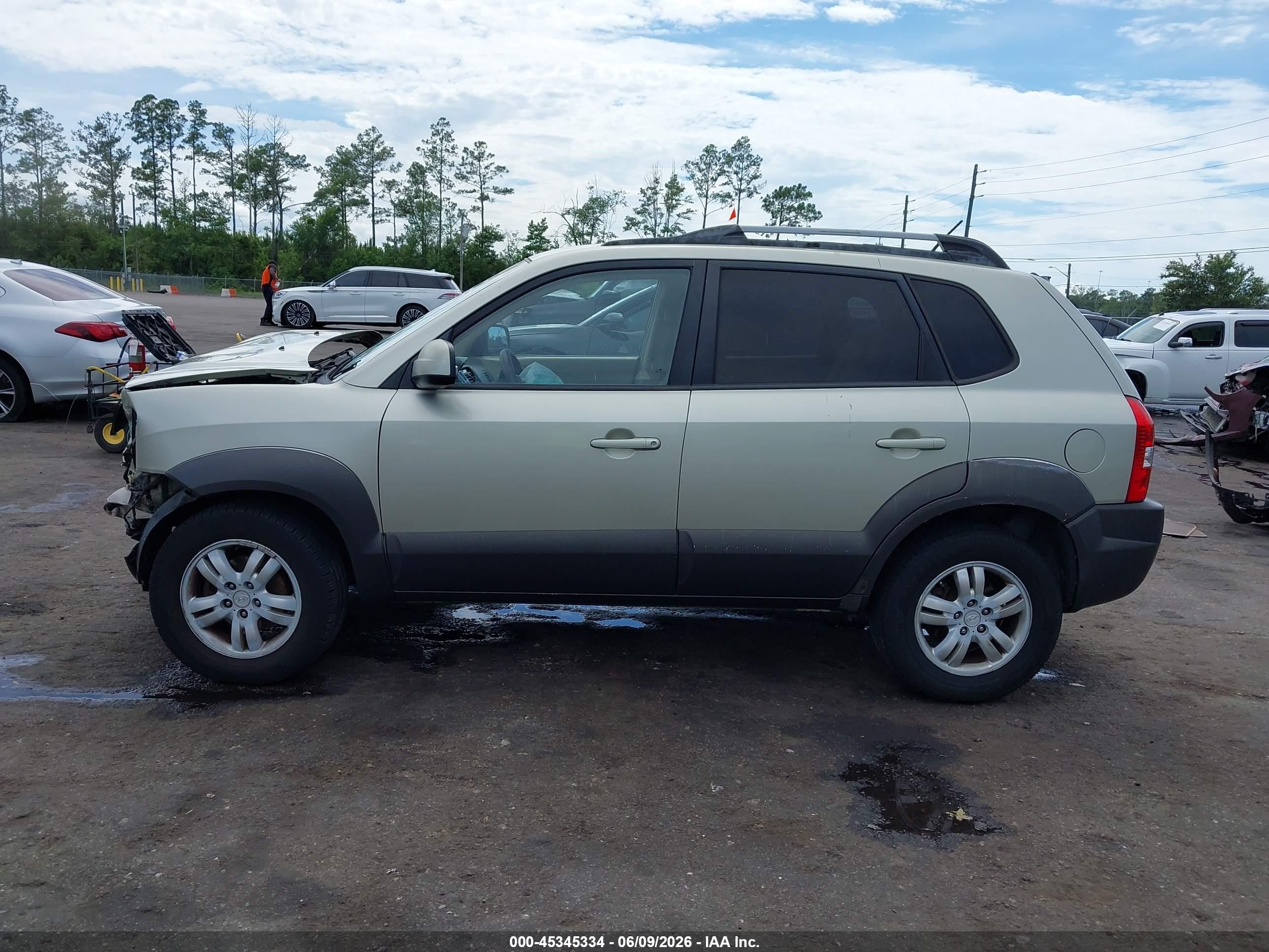 2006 Hyundai Tucson Gls/limited Green vin: KM8JN72D66U262424
