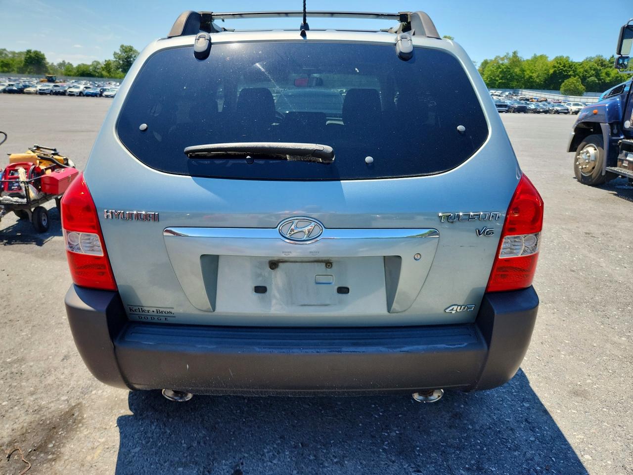 2006 Hyundai Tucson Gls Silver vin: KM8JN72D66U438680