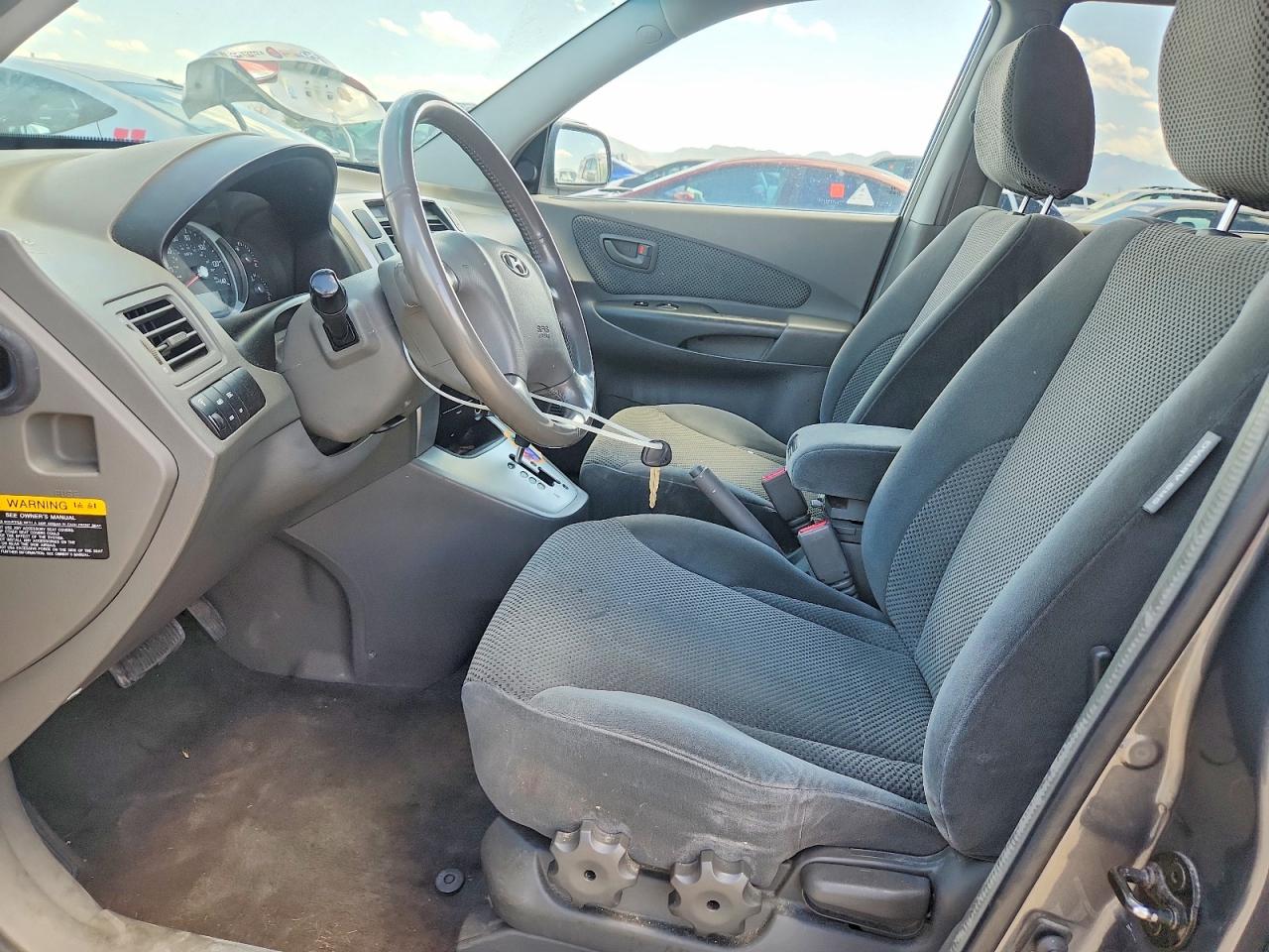 2007 Hyundai Tucson Se Gray vin: KM8JN72D67U542510