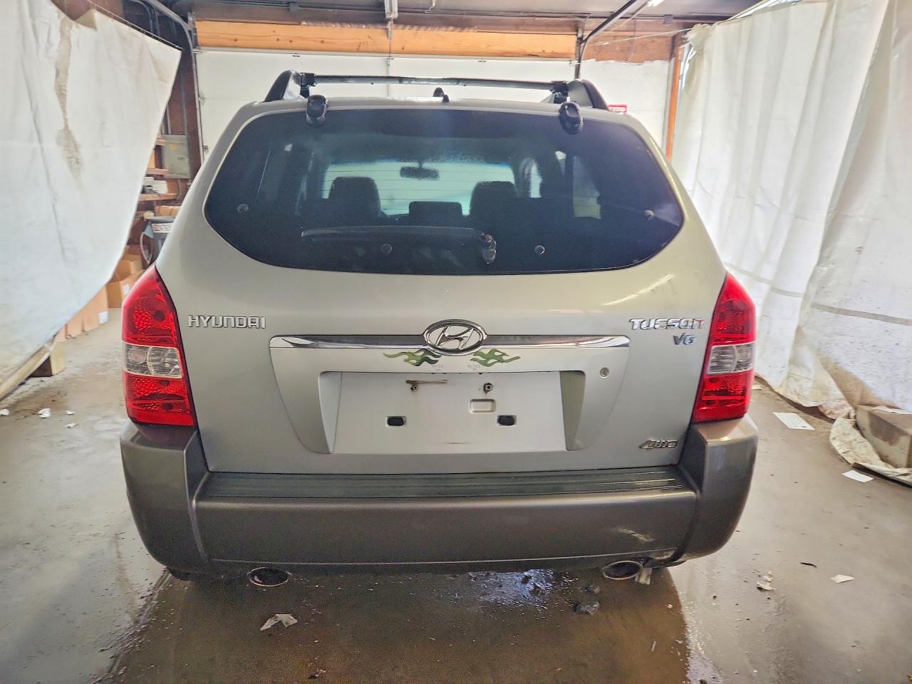 2007 Hyundai Tucson Se Silver vin: KM8JN72D67U591271