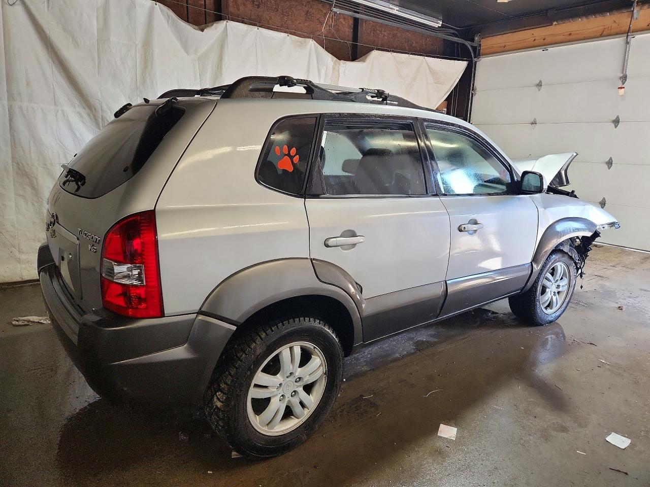 2007 Hyundai Tucson Se Silver vin: KM8JN72D67U591271